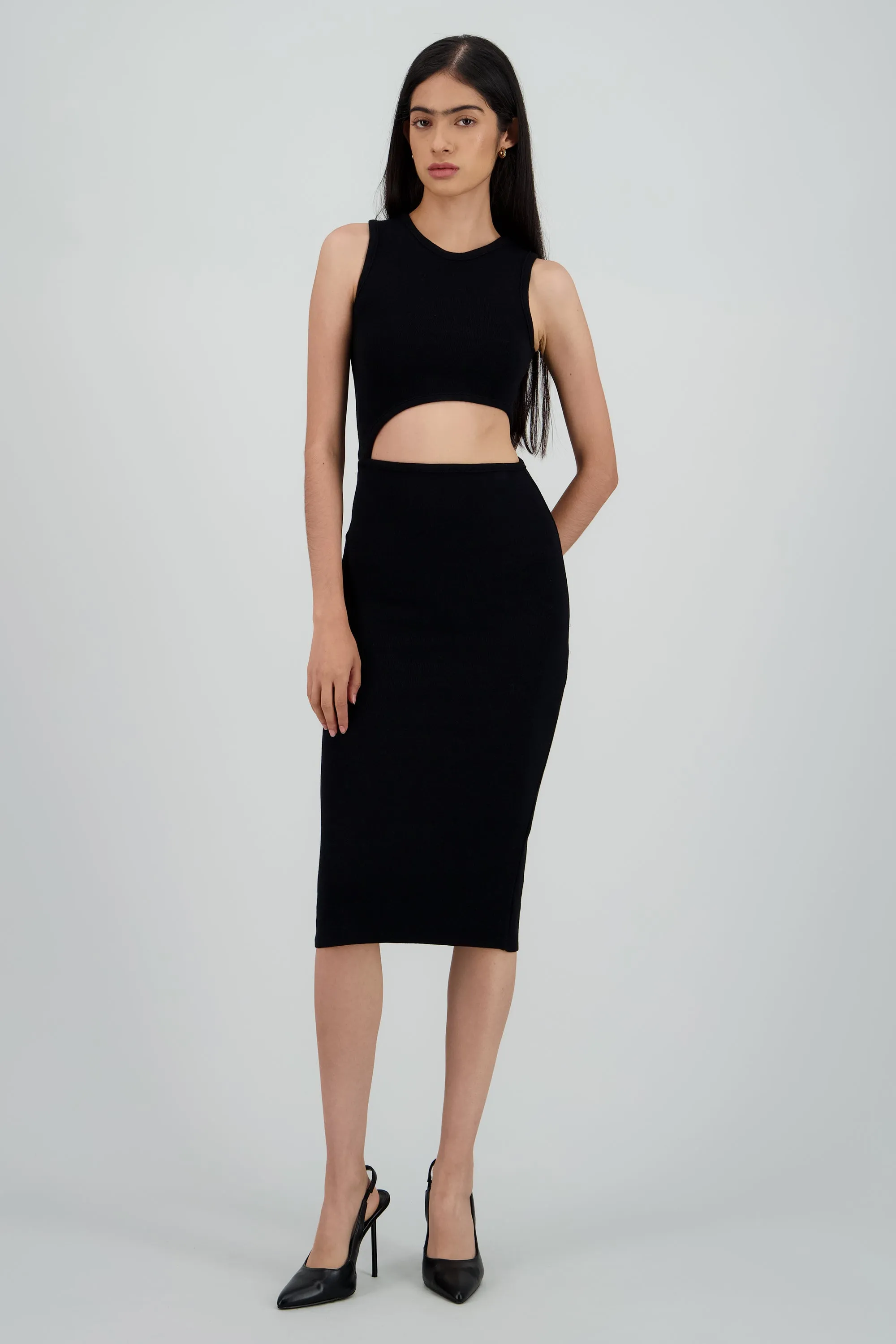 Vestido midi abertura cintura sold by Shasa product image thumbnail 2