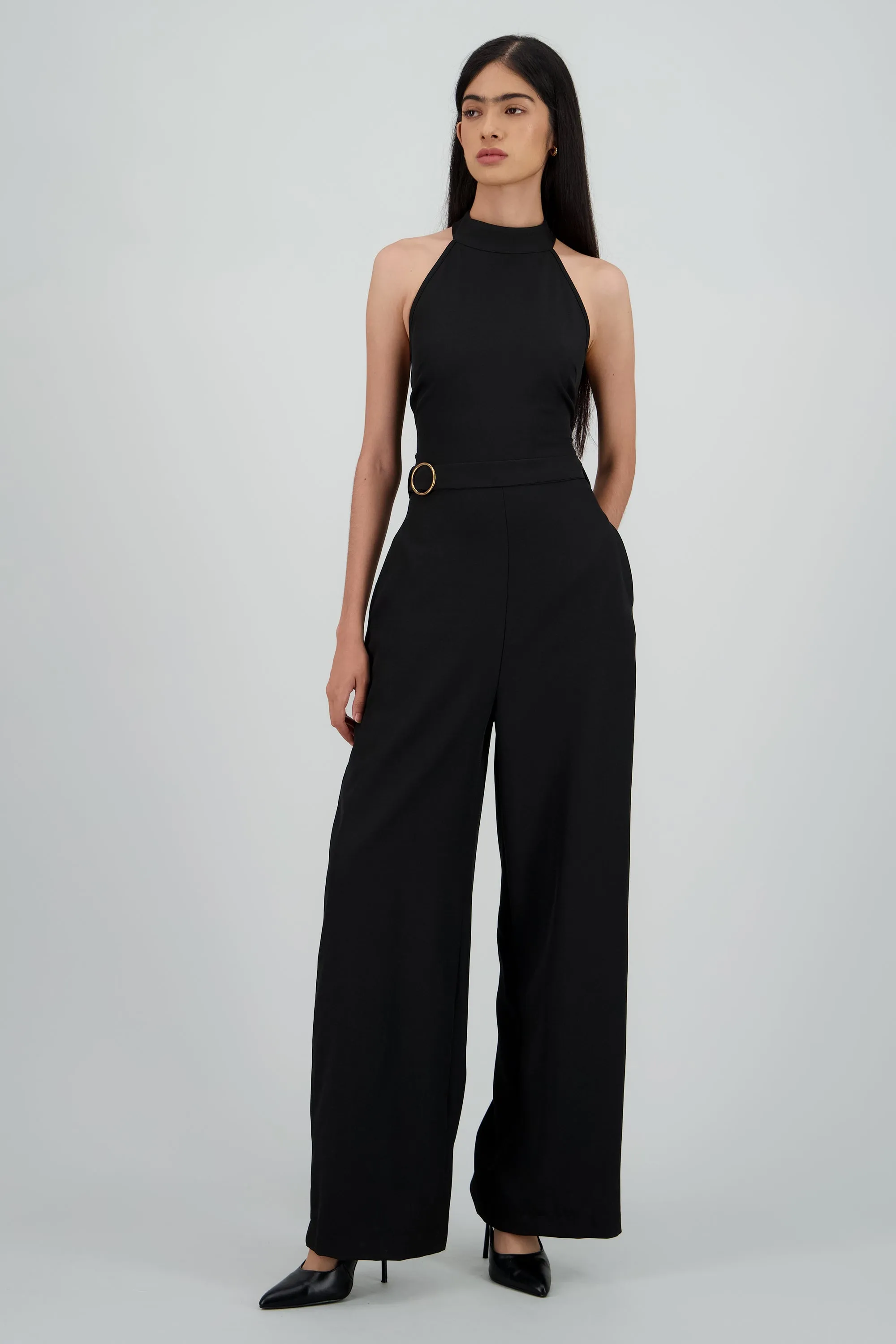 Jumpsuit halter liso detalle laso sold by Shasa product image thumbnail 2