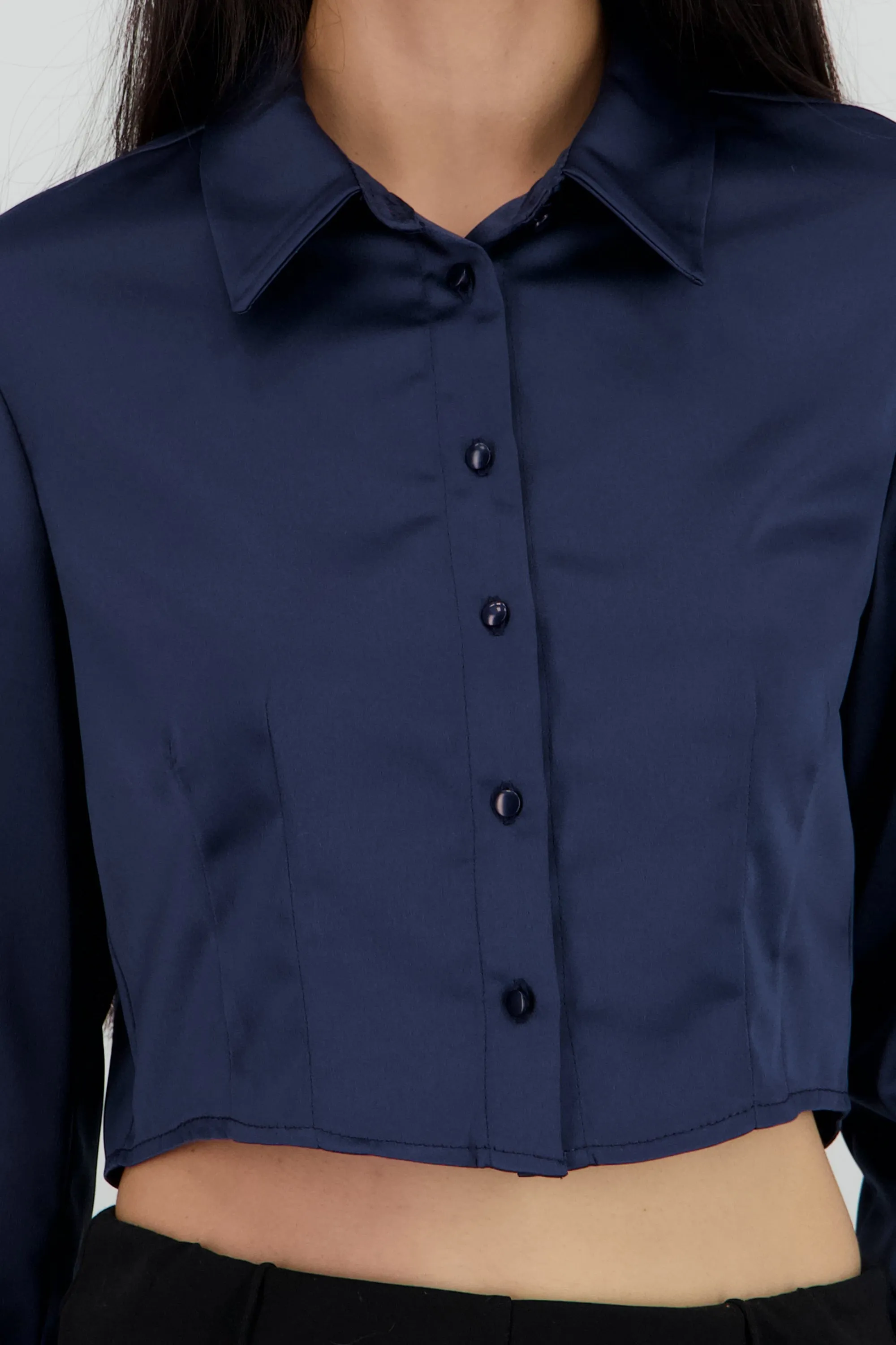 Camisa manga larga cuello detalle pinza sold by Shasa product image thumbnail 5