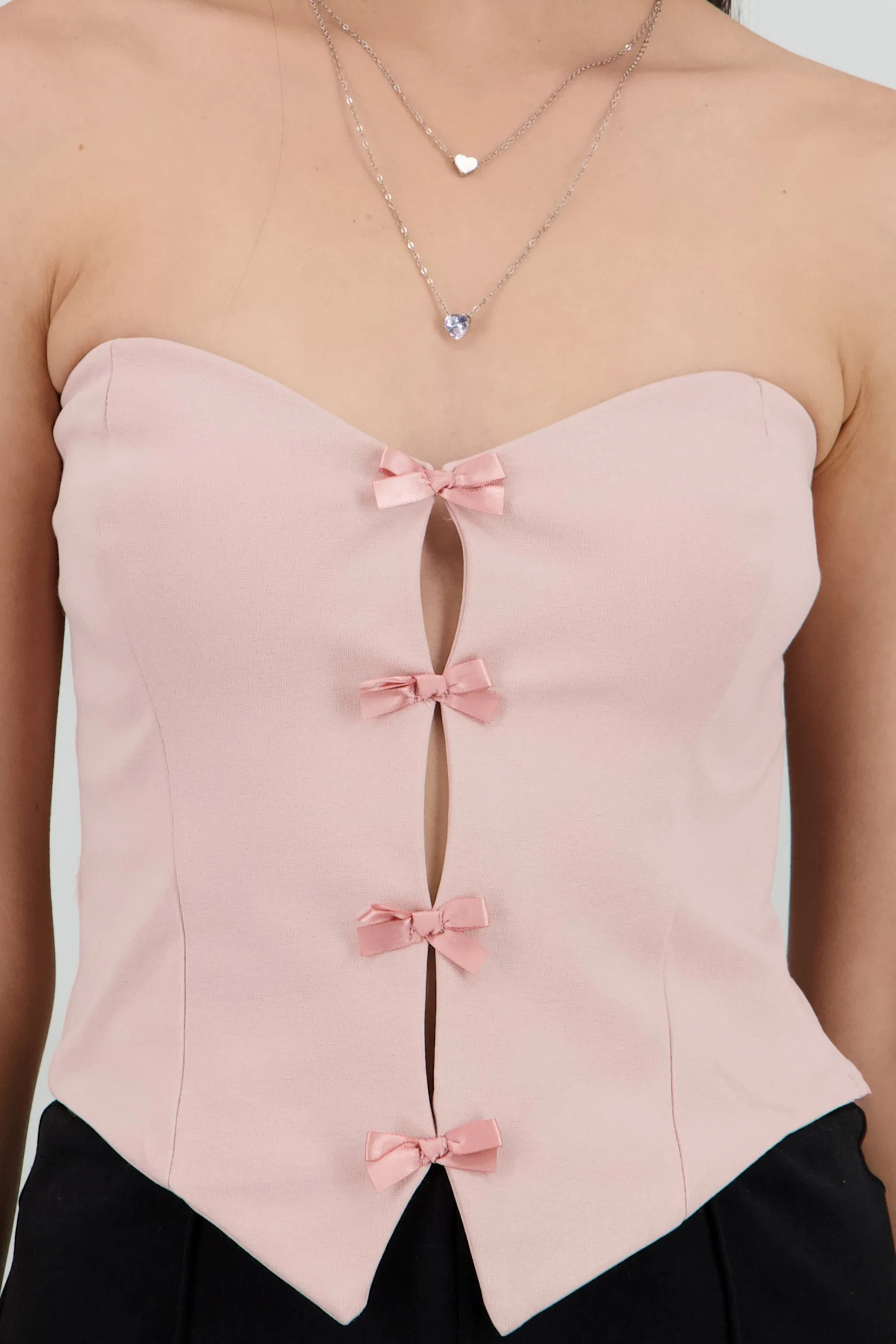 Top strapless detalle moños sold by Shasa product image thumbnail 5