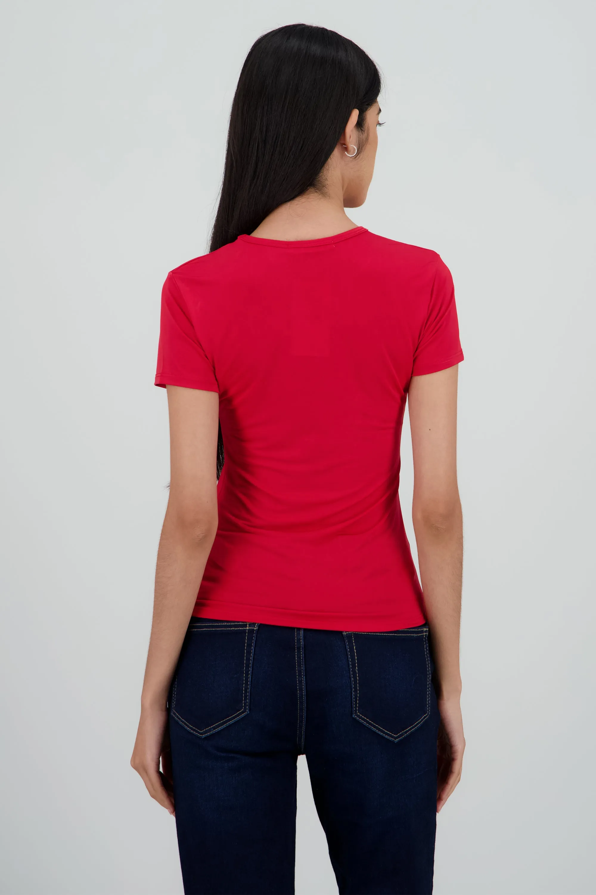 Playera de manga corta lisa sold by Shasa product image thumbnail 4