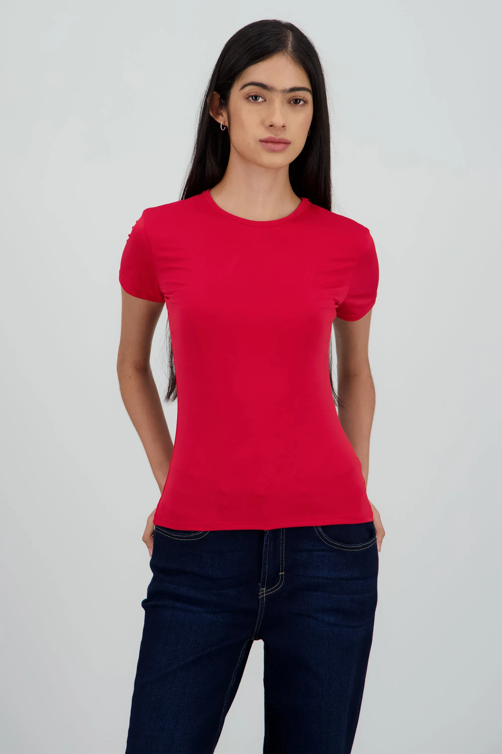 Playera de manga corta lisa sold by Shasa