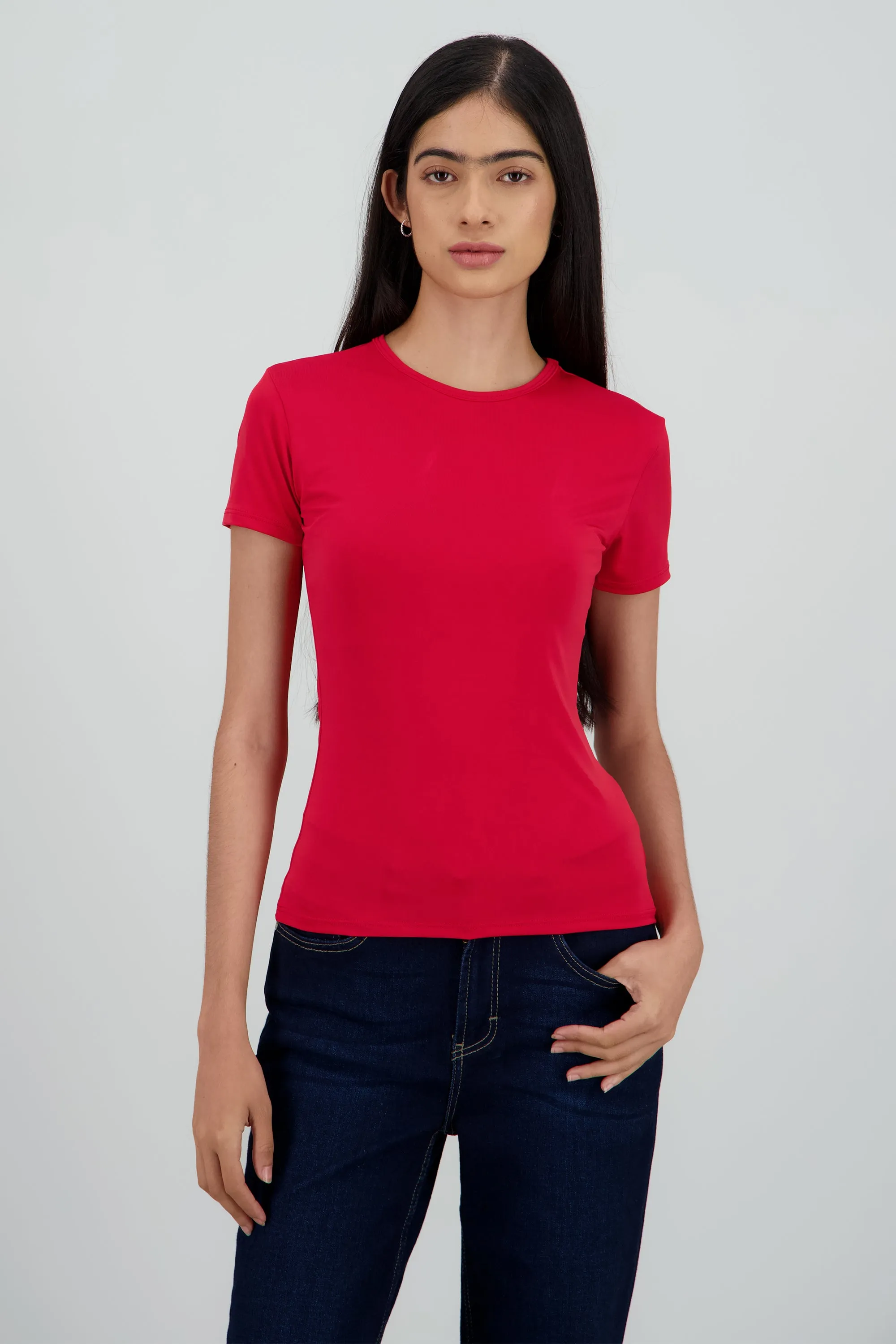 Playera de manga corta lisa sold by Shasa product image thumbnail 2