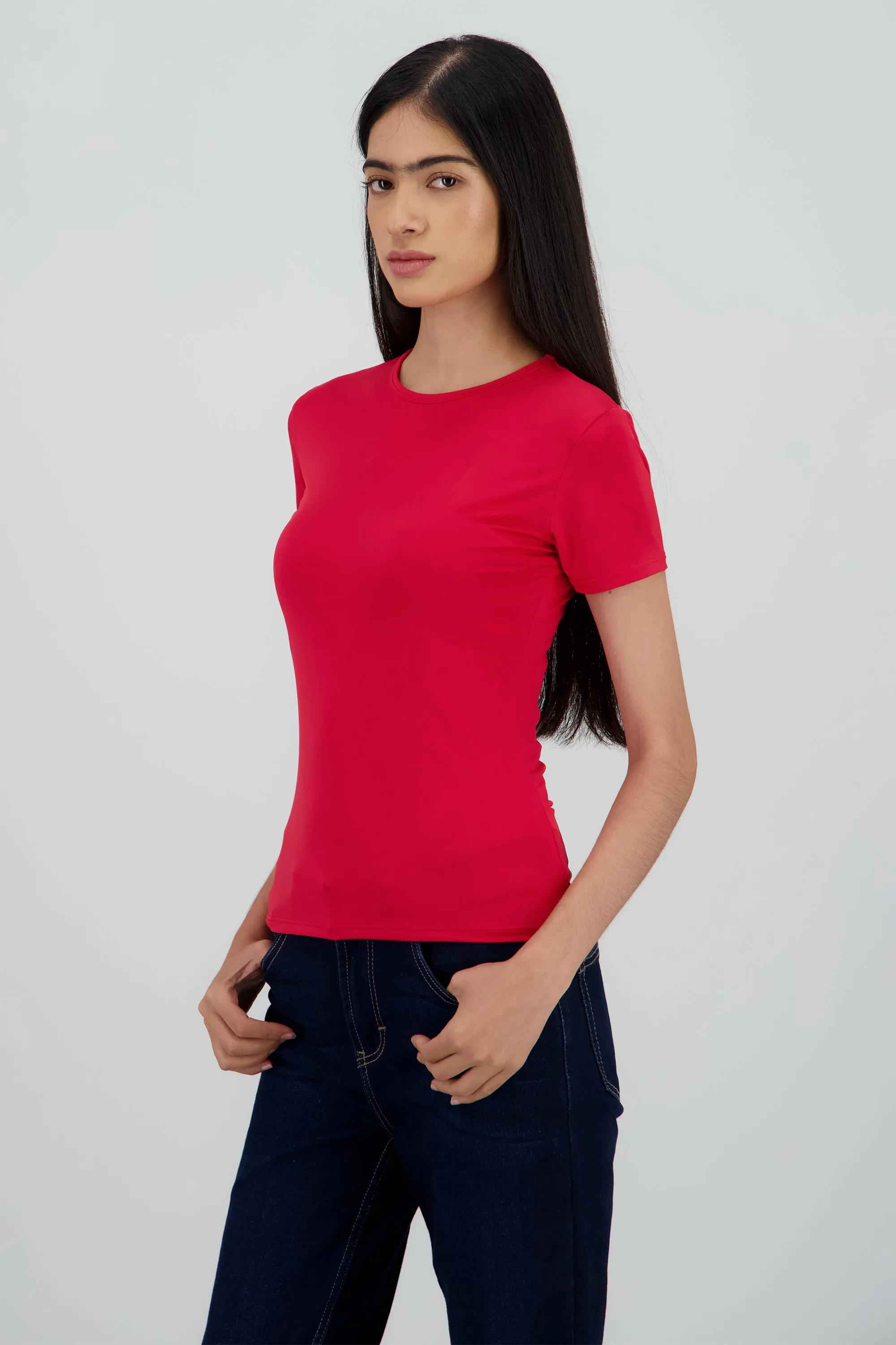 Playera de manga corta lisa sold by Shasa product image thumbnail 3