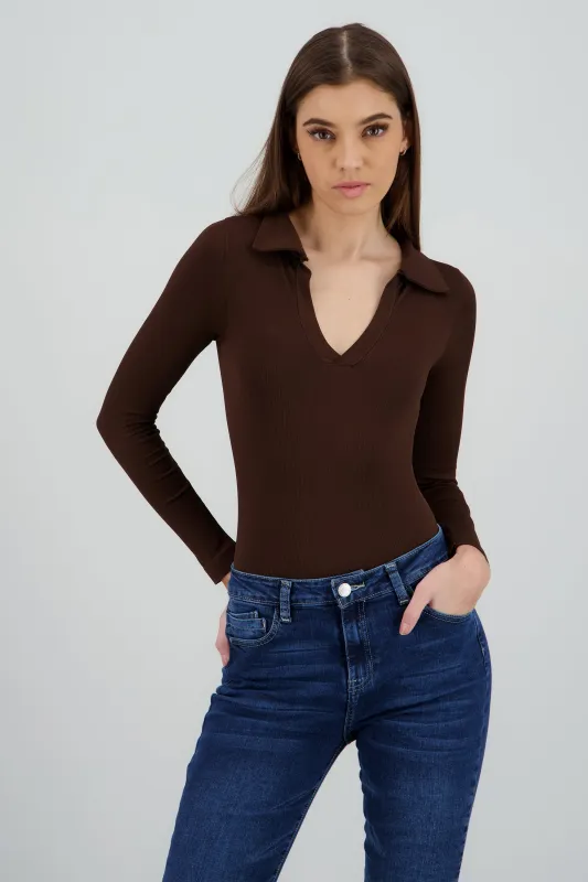 Bodysuit manga larga seamless liso sold by Shasa