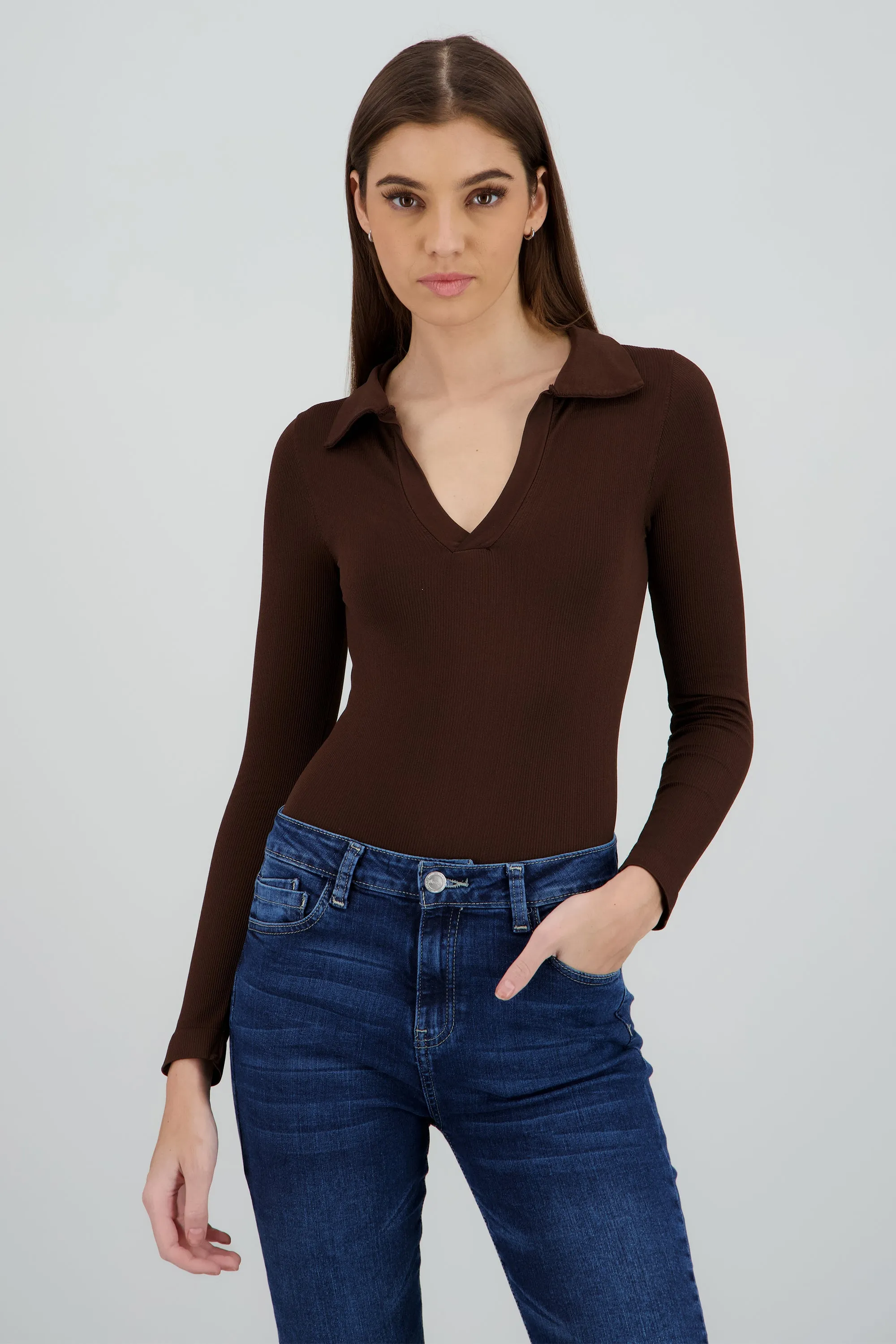 Bodysuit manga larga seamless liso sold by Shasa product image thumbnail 2