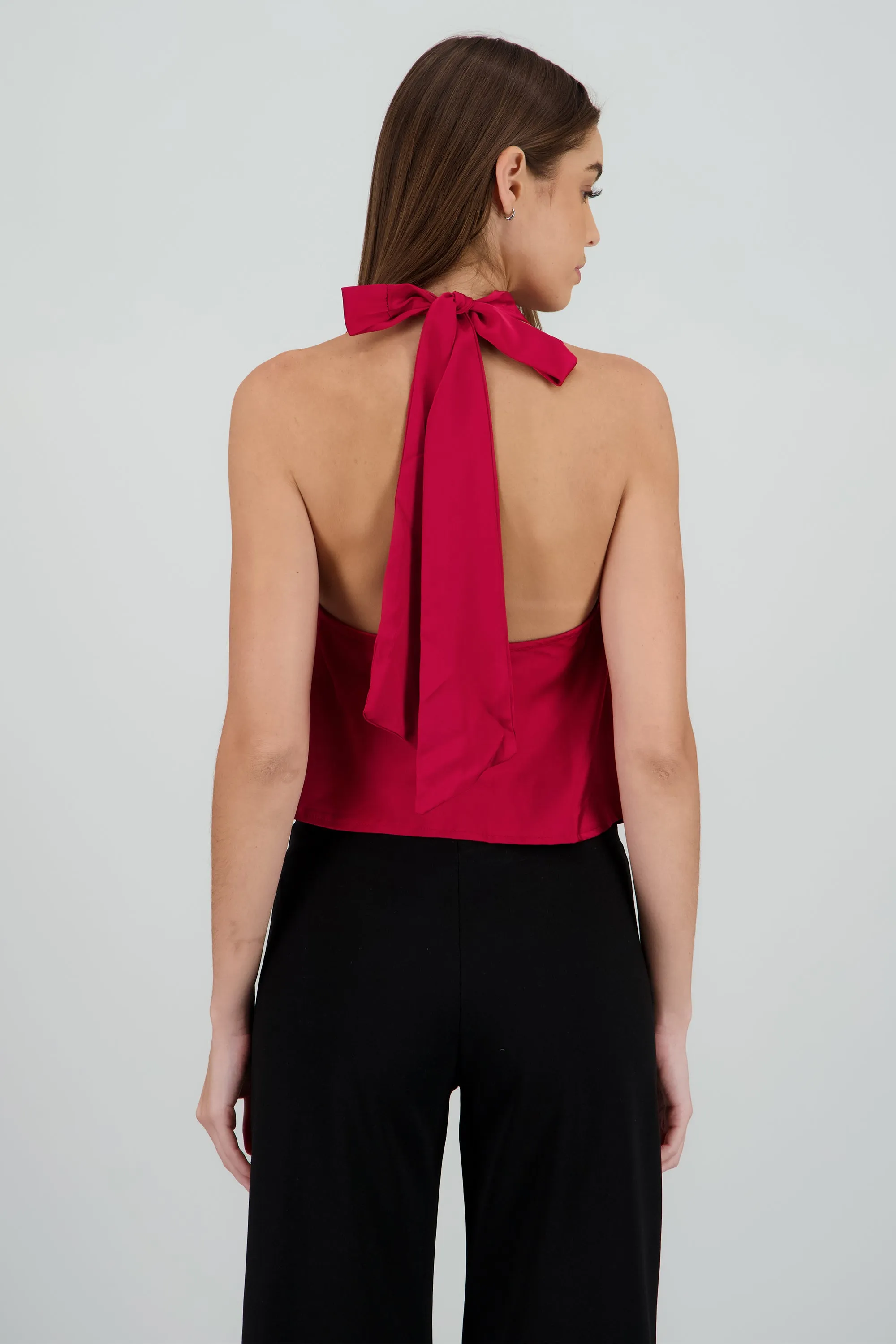 Top halter satinado sold by Shasa product image thumbnail 4