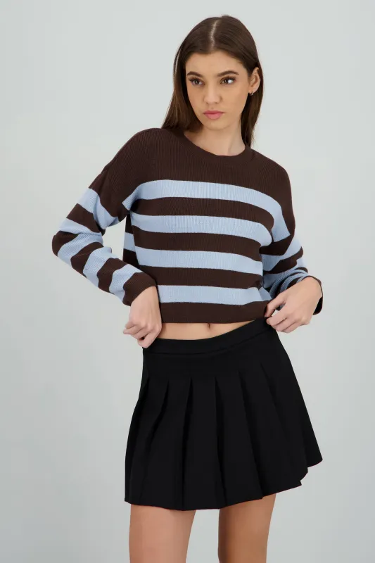 Sueter cuello redondo rayas sold by Shasa