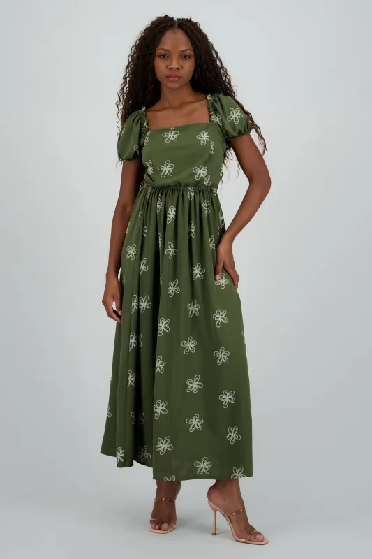 Vestido largo con escote en la espalda sold by Shasa