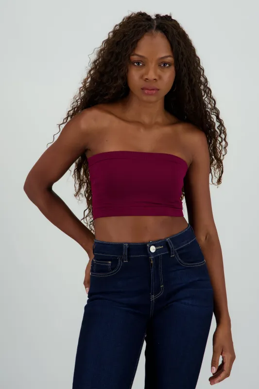 TOP STRAPLESS LISO sold by Shasa