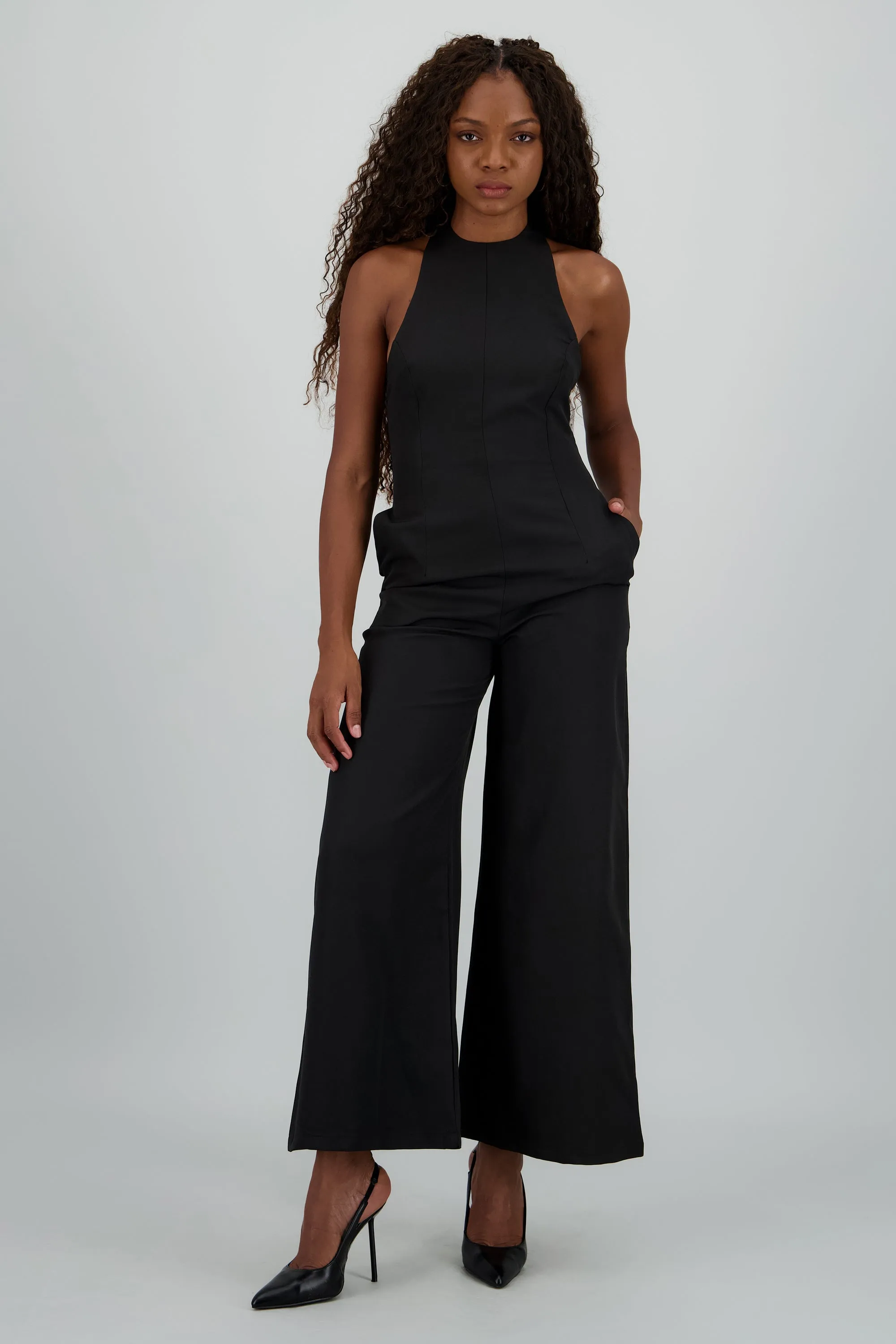 Jumpsuit halter liso sold by Shasa product image thumbnail 2