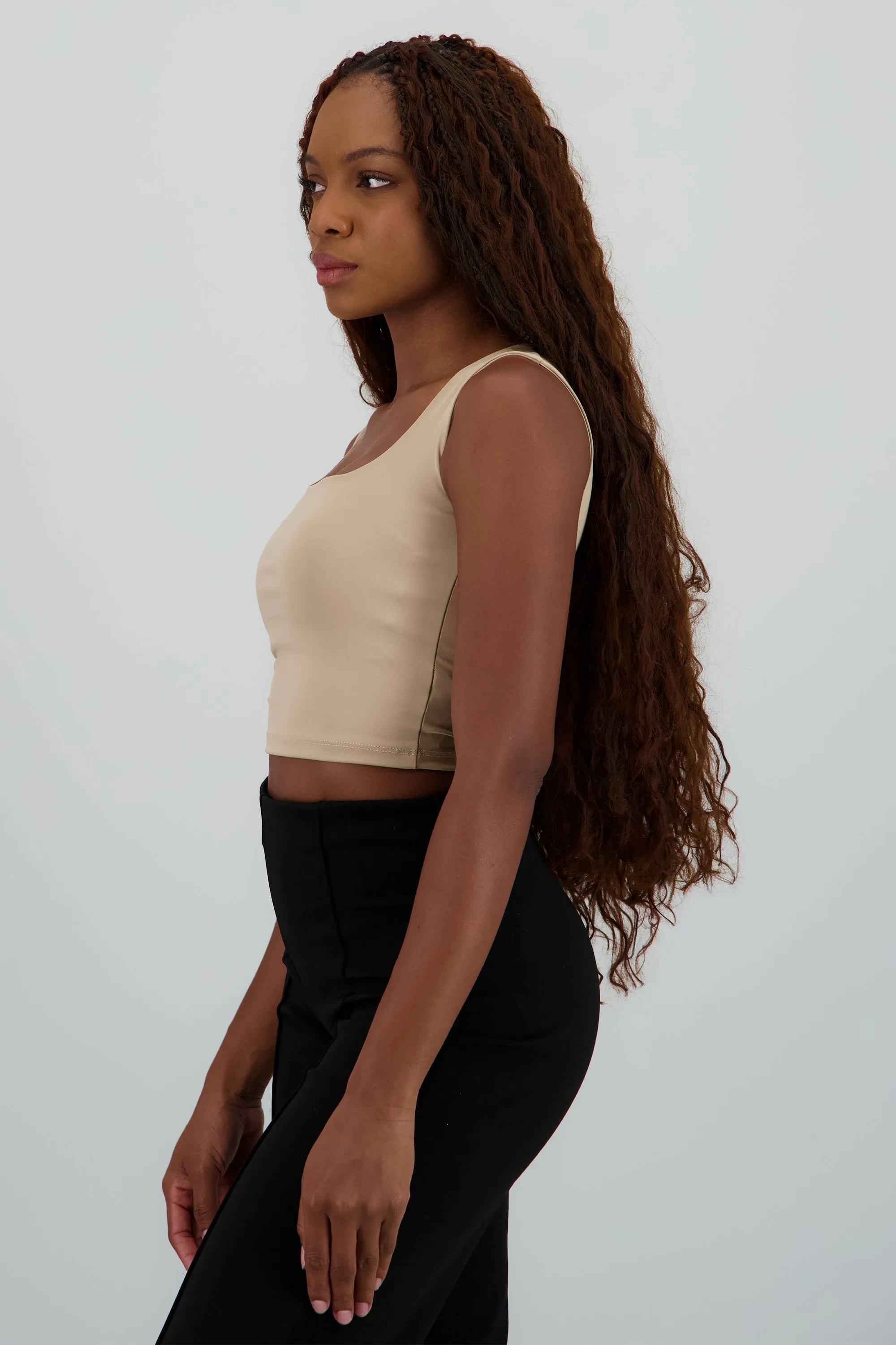 Top corto doble tela escote cuadrado sold by Shasa product image thumbnail 3