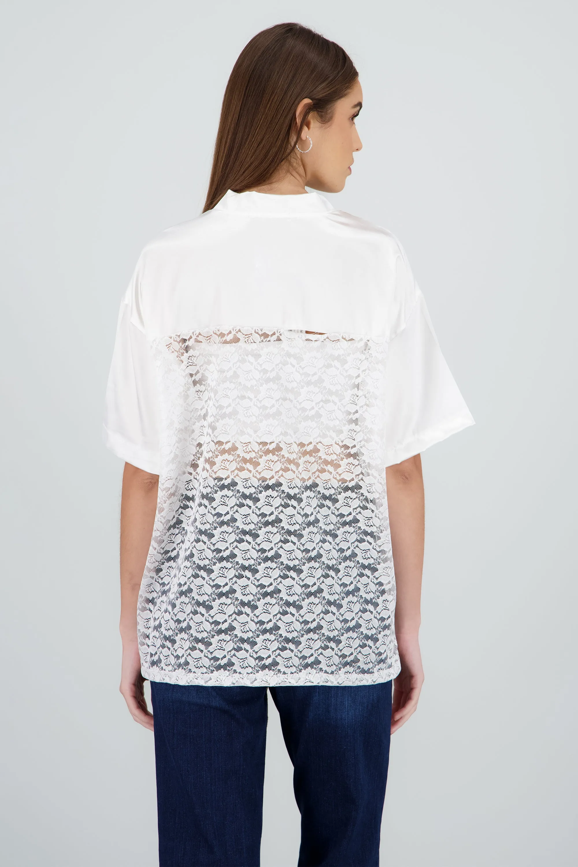 Playera manga cota numero encaje sold by Shasa product image thumbnail 4