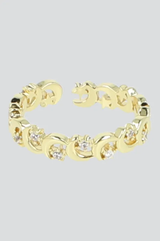 Anillo lunas estrellas sold by Shasa