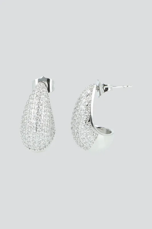 Aretes gota full brillos sold by Shasa