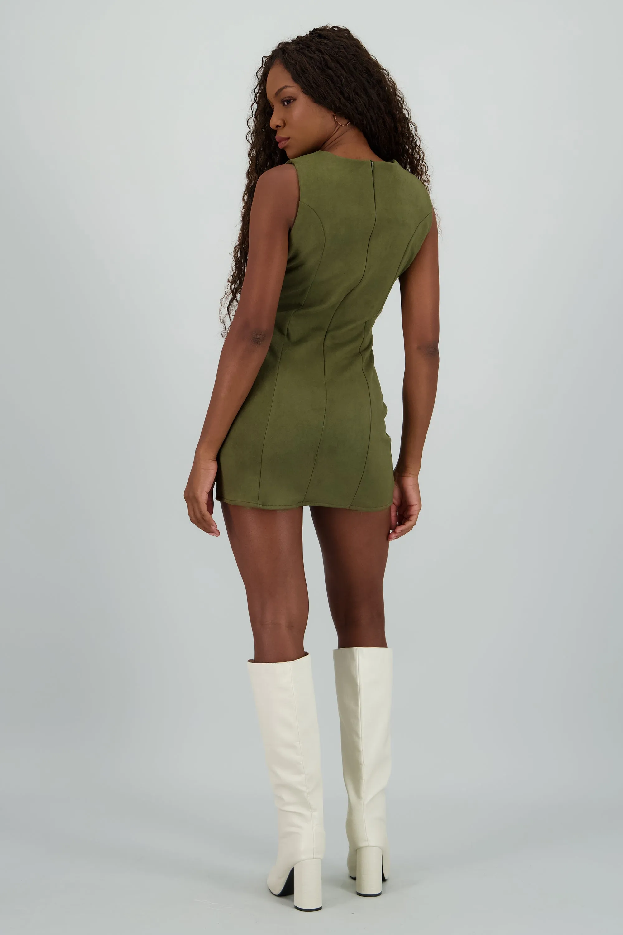 Vestido liso suede sold by Shasa product image thumbnail 4