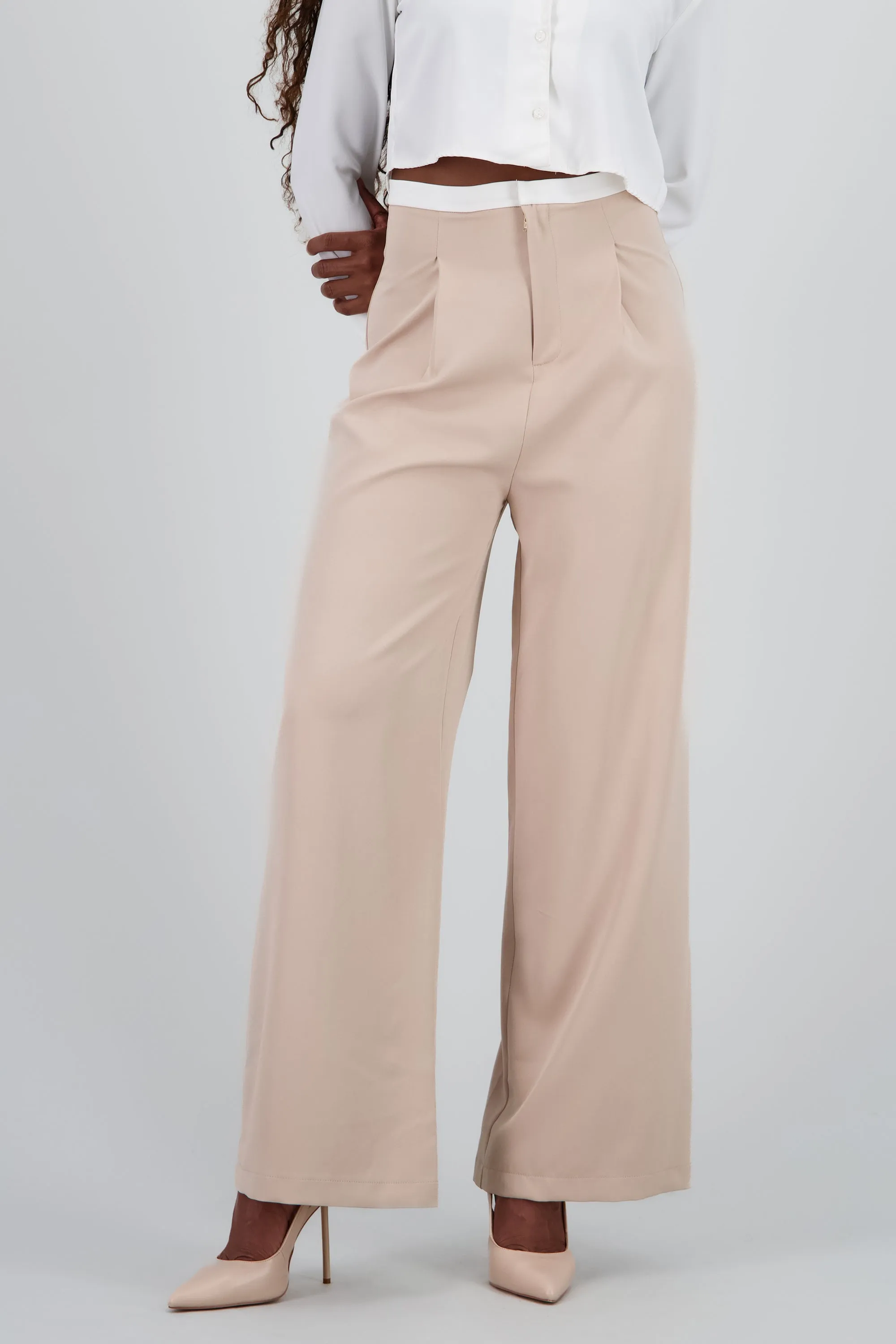 Pantalon sencillo con pretina contraste sold by Shasa product image thumbnail 2