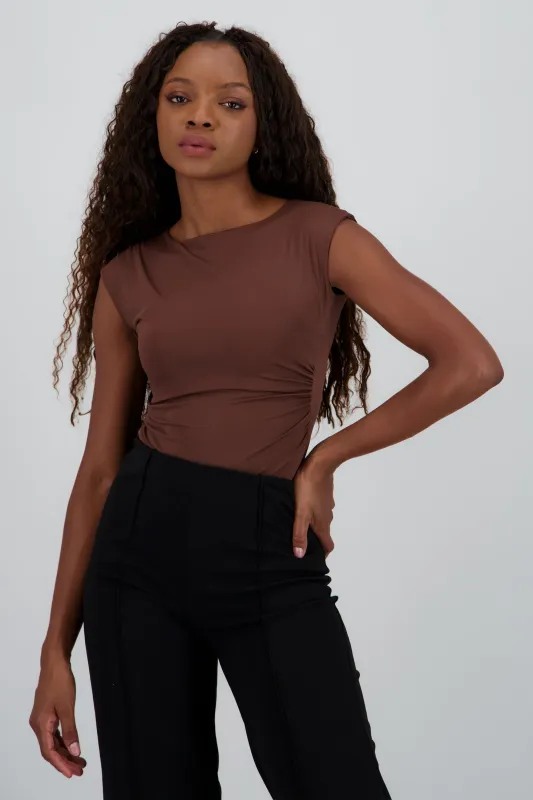 Body detalle drapeado hombro sold by Shasa