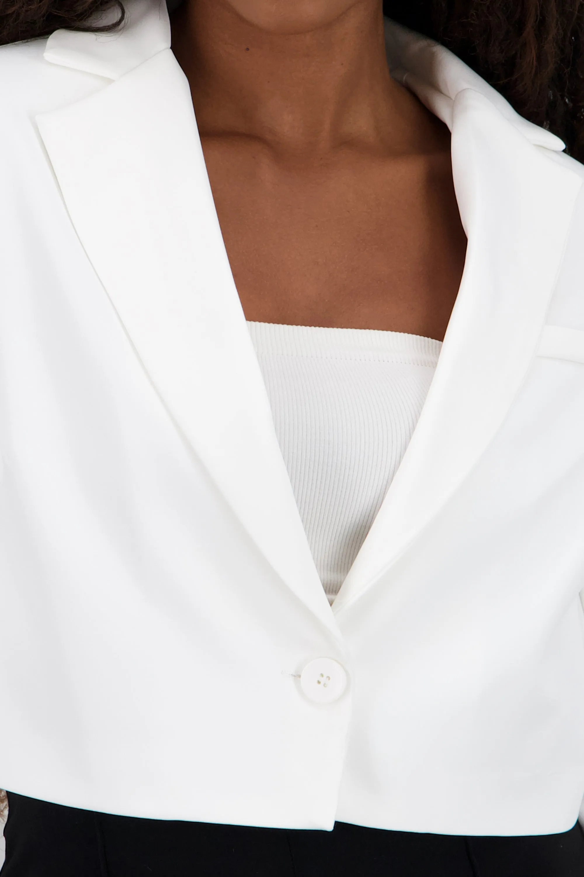 Saco crop detalle solapa sold by Shasa product image thumbnail 5