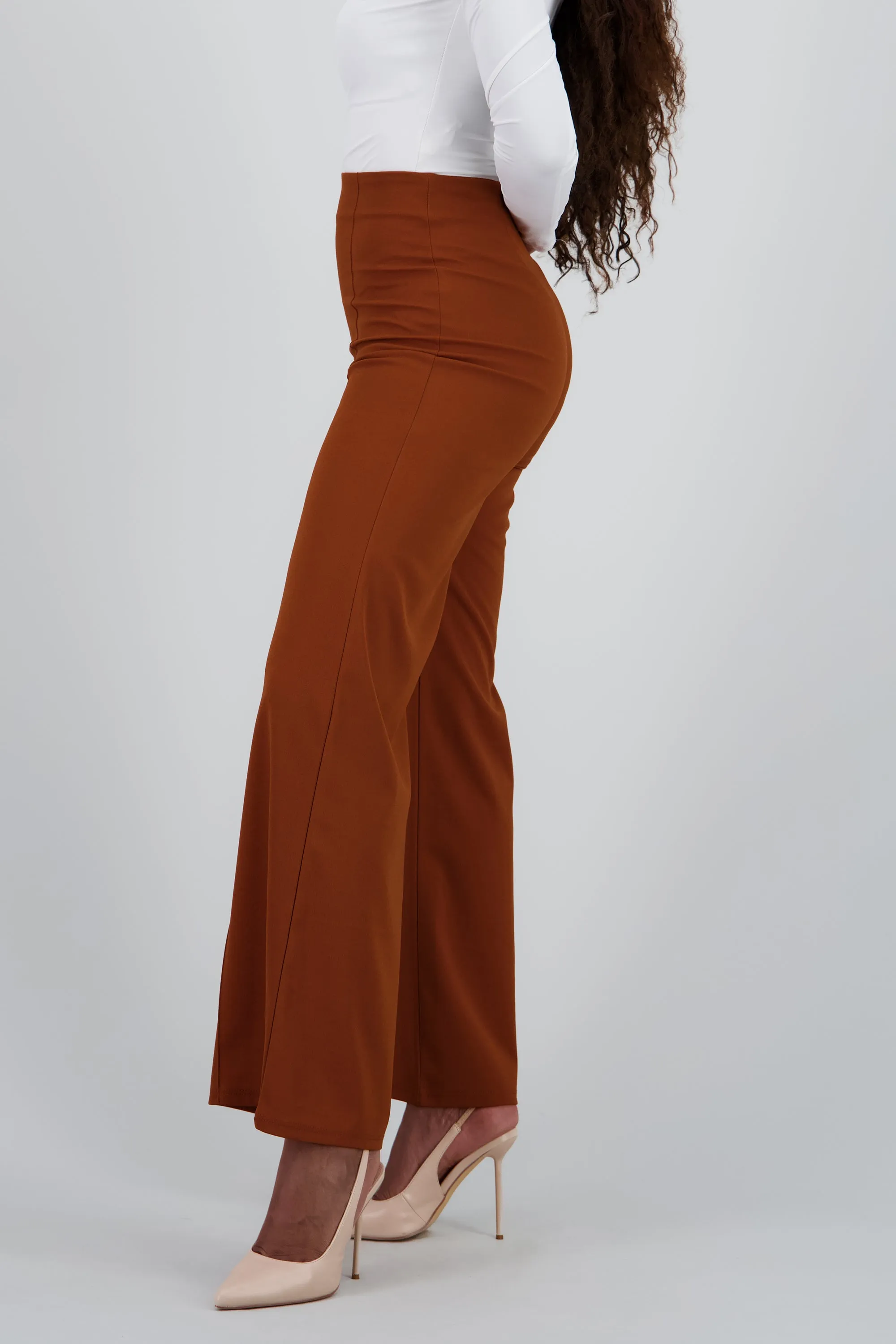 Pantalón Wide Leg Cintura Alta Costuras sold by Shasa product image thumbnail 3