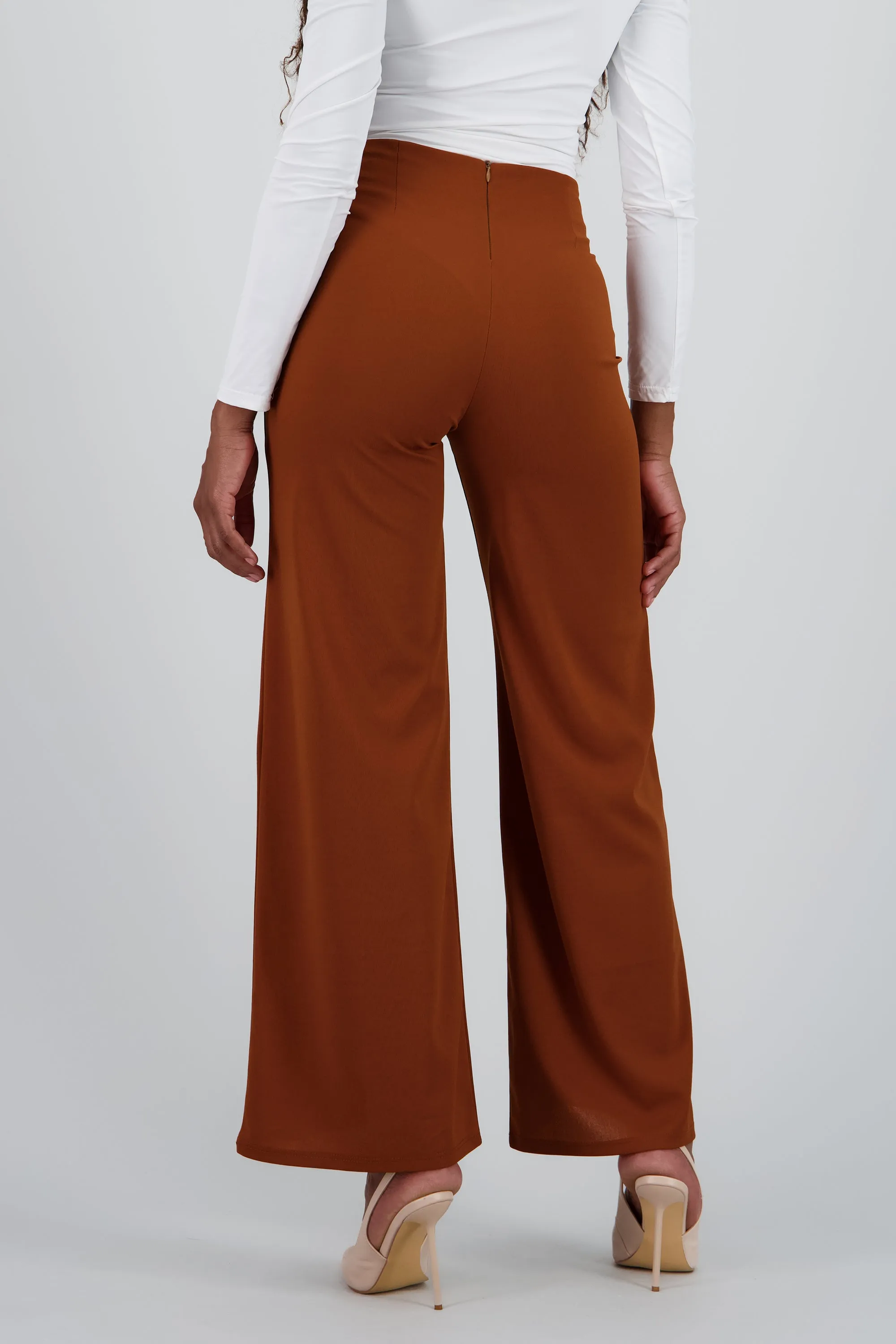 Pantalón Wide Leg Cintura Alta Costuras sold by Shasa product image thumbnail 4