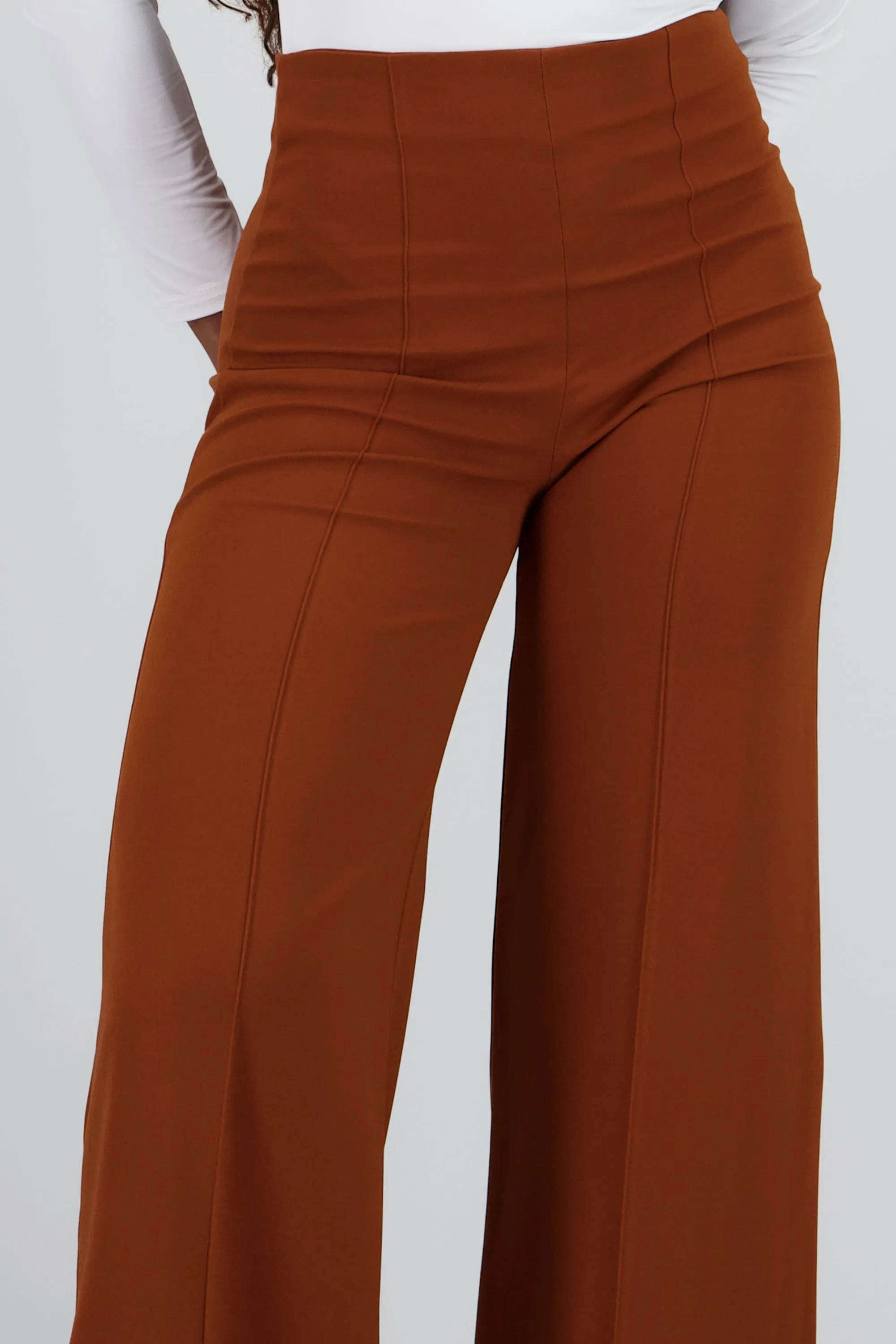 Pantalón Wide Leg Cintura Alta Costuras sold by Shasa product image thumbnail 5