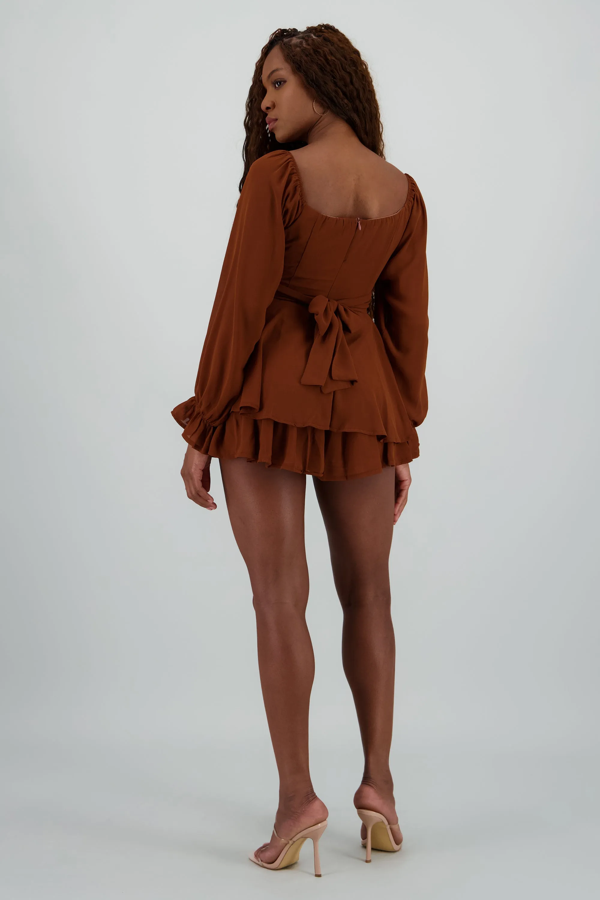 Romper mini manga larga mesh sold by Shasa product image thumbnail 4