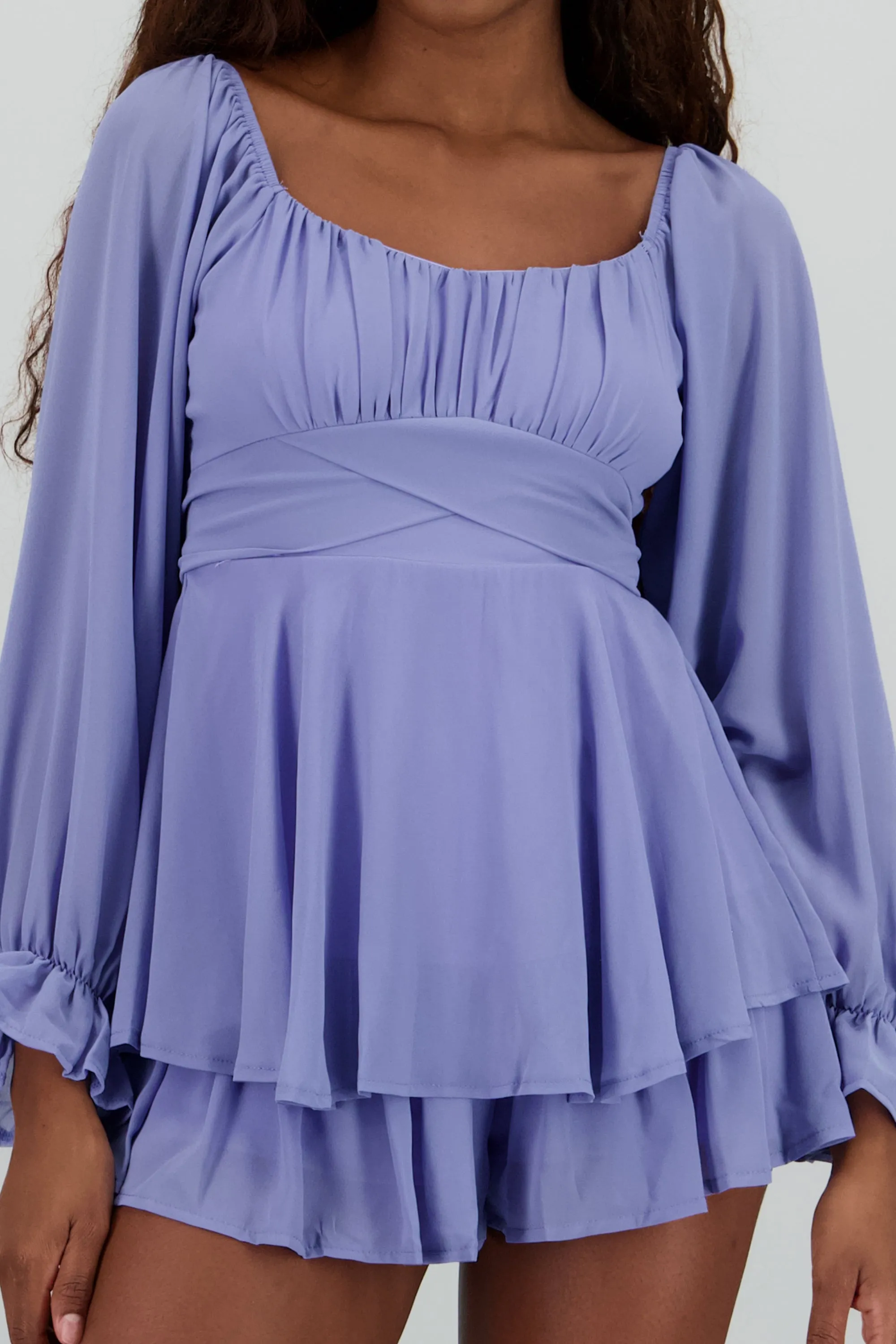 Romper mini manga larga mesh sold by Shasa product image thumbnail 5