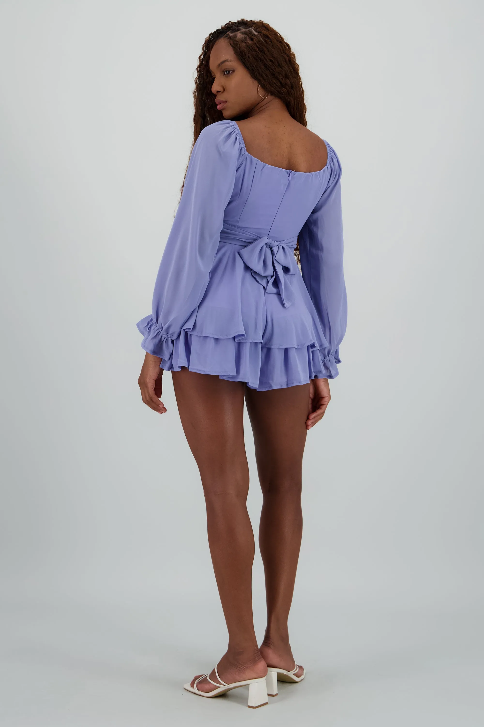 Romper mini manga larga mesh sold by Shasa product image thumbnail 4