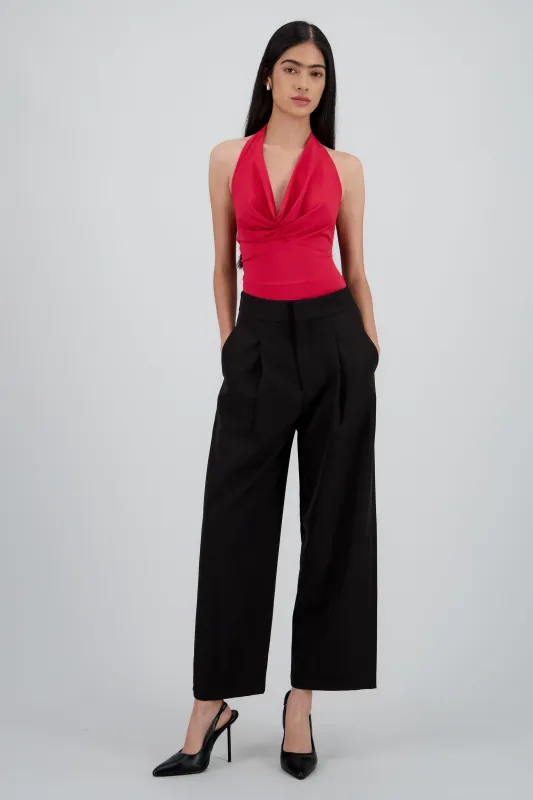 Pantalon sastre corte barrel sold by Shasa