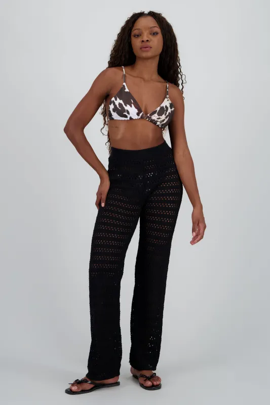 Pantalon playero tejido resorte sold by Shasa