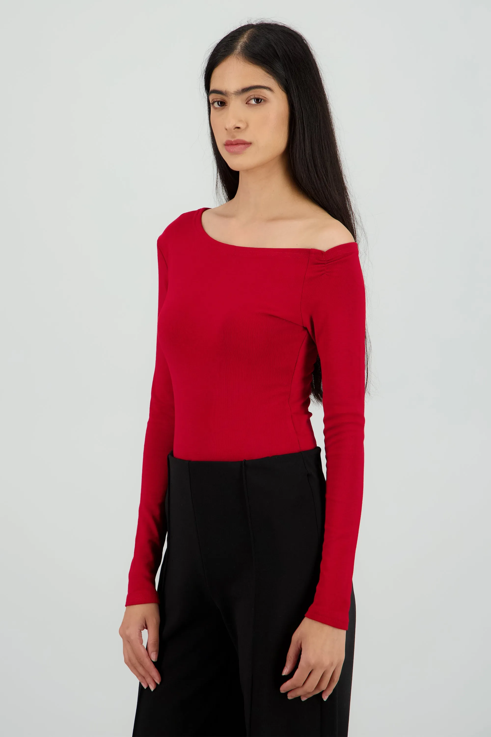 Bodysuit manga larga detalle bronche en hombro sold by Shasa product image thumbnail 3