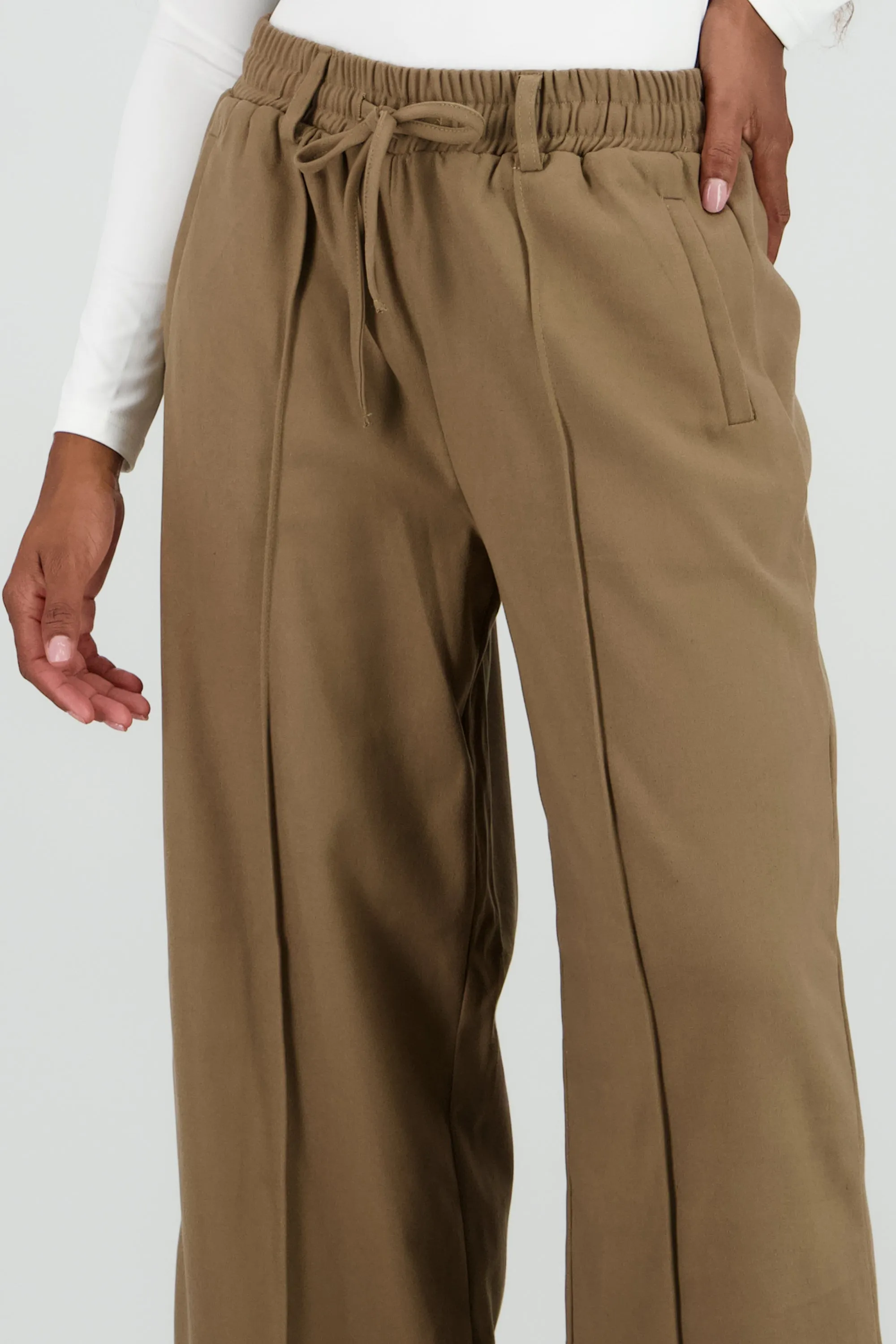 Pantalon amplio liso detalle resorte sold by Shasa product image thumbnail 5