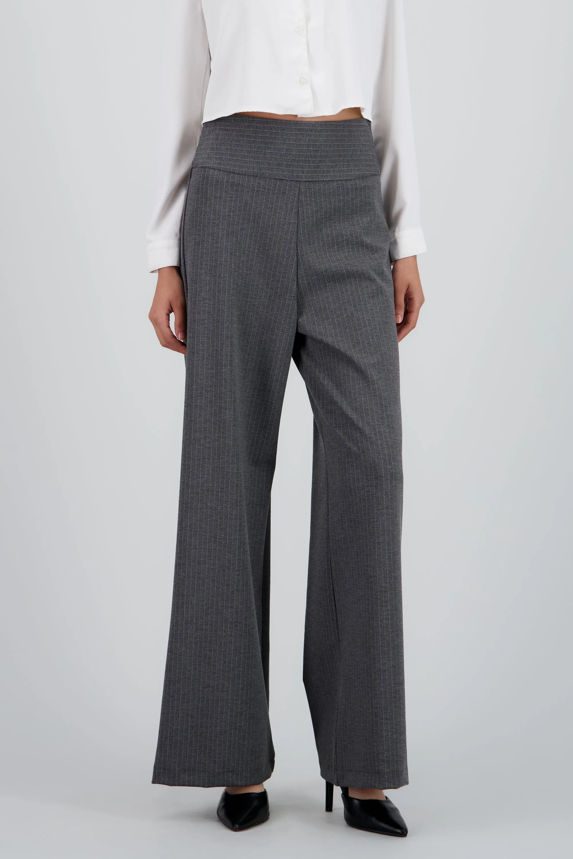 Pantalon wide leg con pretina ancha rayas sold by Shasa product image thumbnail 2