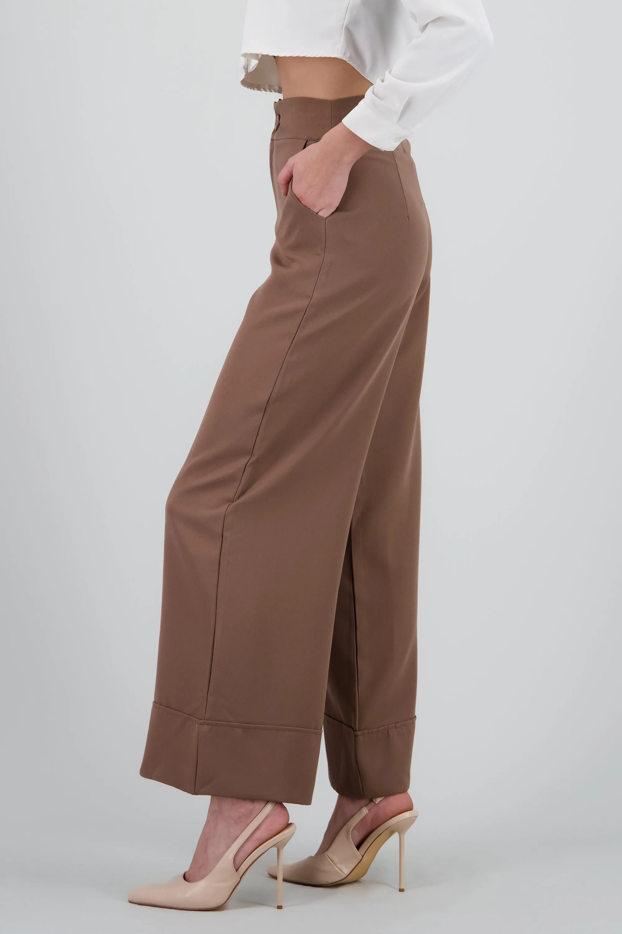 Pantalon high waisted valenciana amplia sold by Shasa product image thumbnail 3