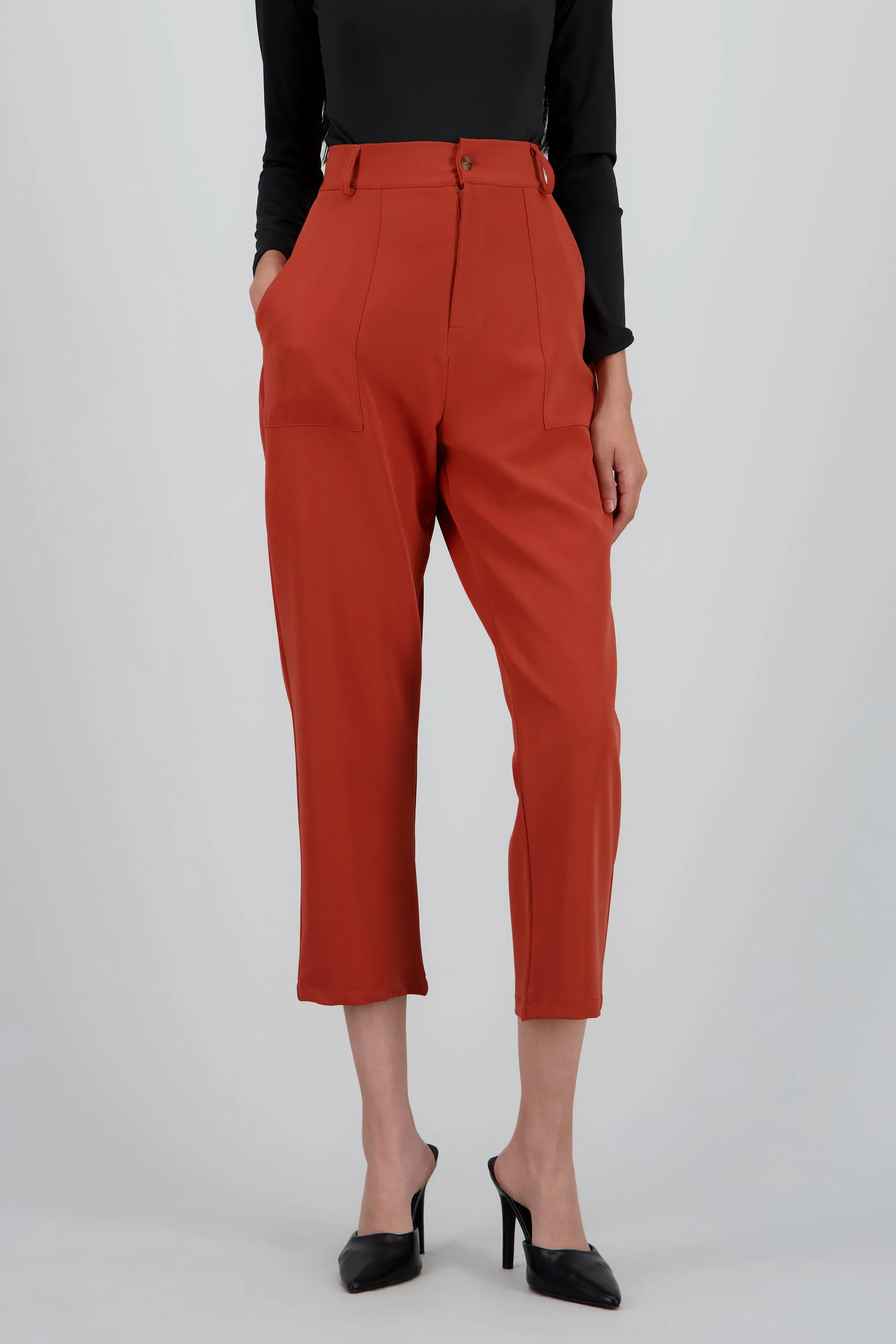 Pantalón Cintura Alta Capri Bolsas sold by Shasa product image thumbnail 2