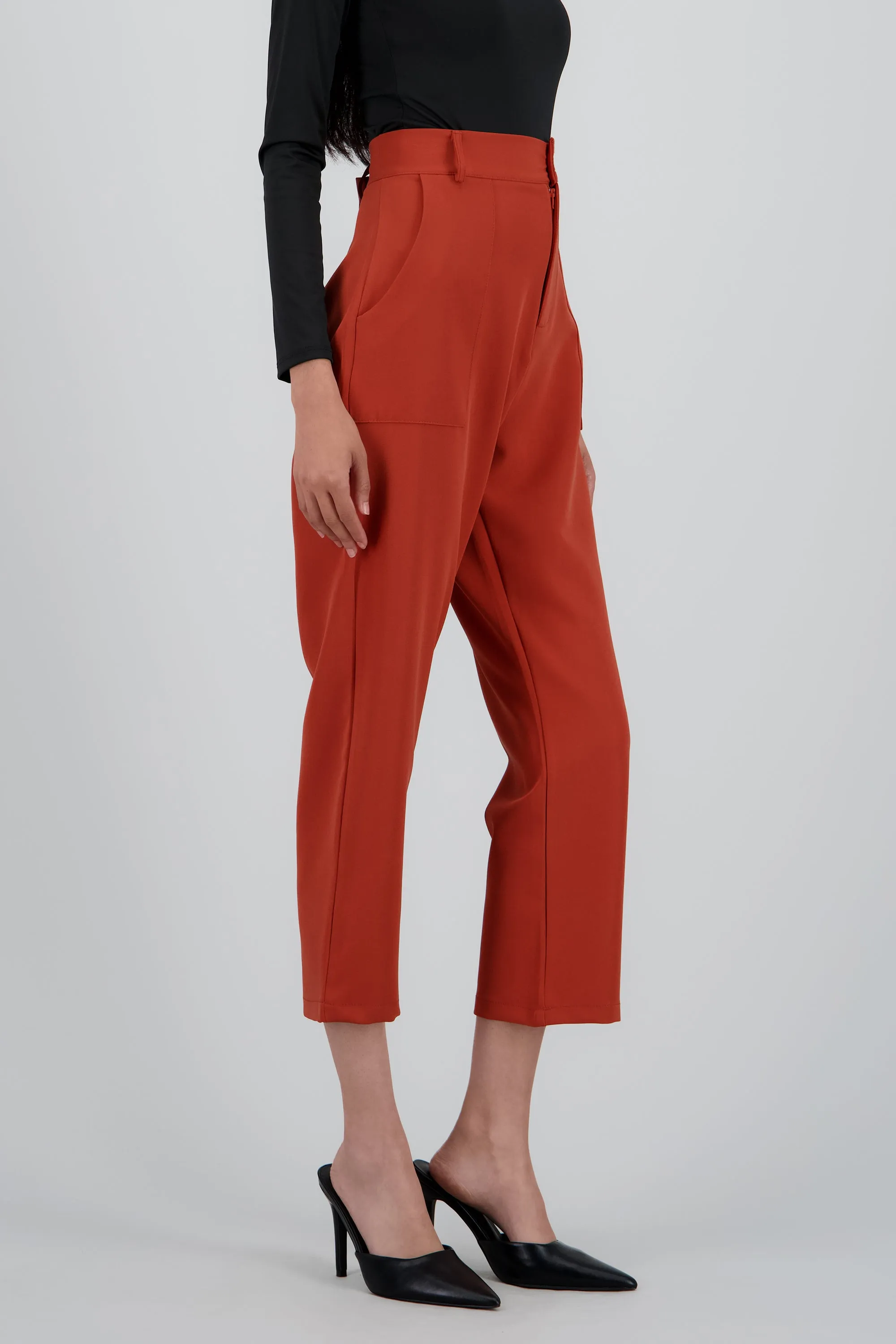 Pantalón Cintura Alta Capri Bolsas sold by Shasa product image thumbnail 3