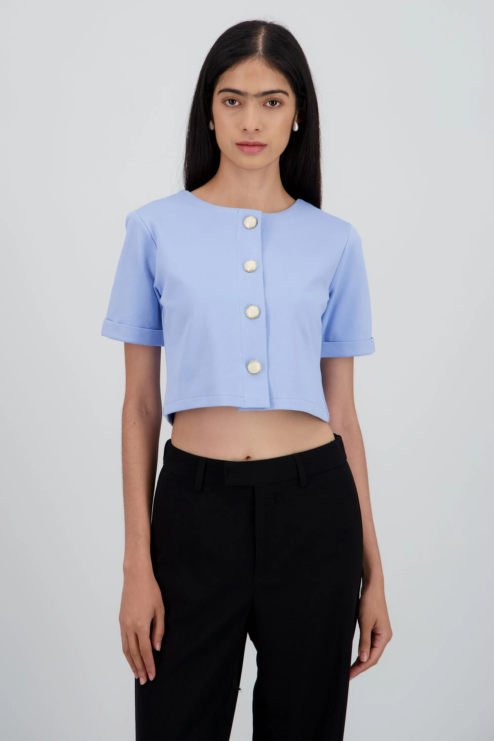 Top botones manga corta sold by Shasa