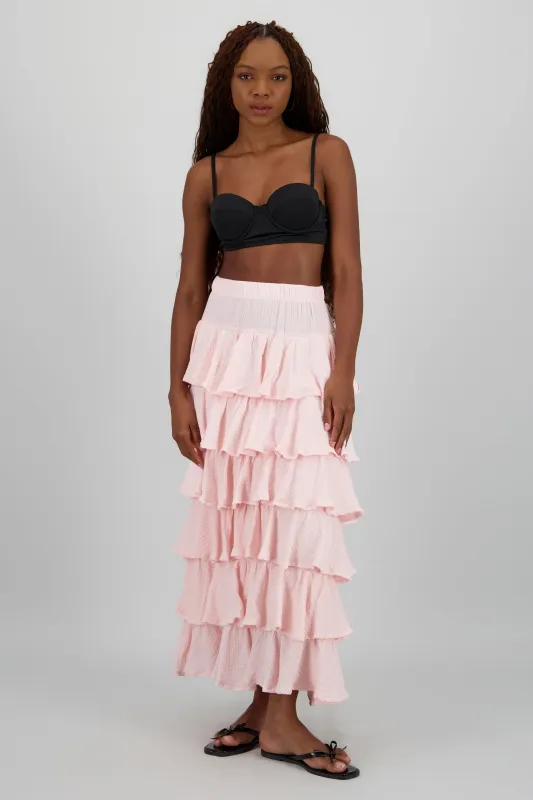 Falda maxi olanes ligera sold by Shasa