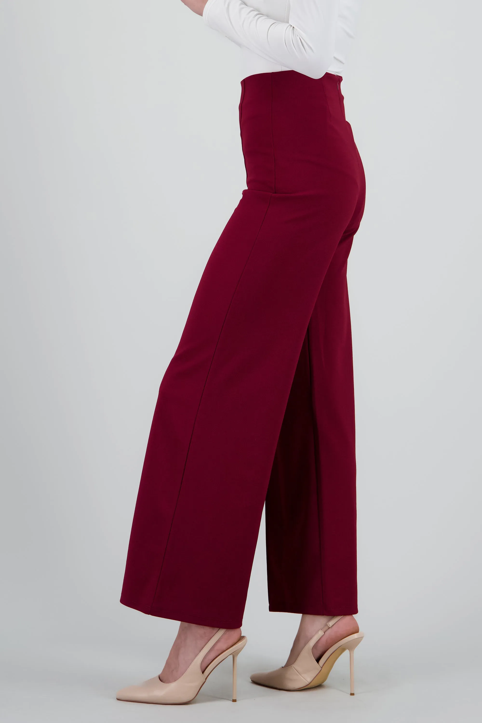 Pantalón Wide Leg Cintura Alta Costuras sold by Shasa product image thumbnail 3