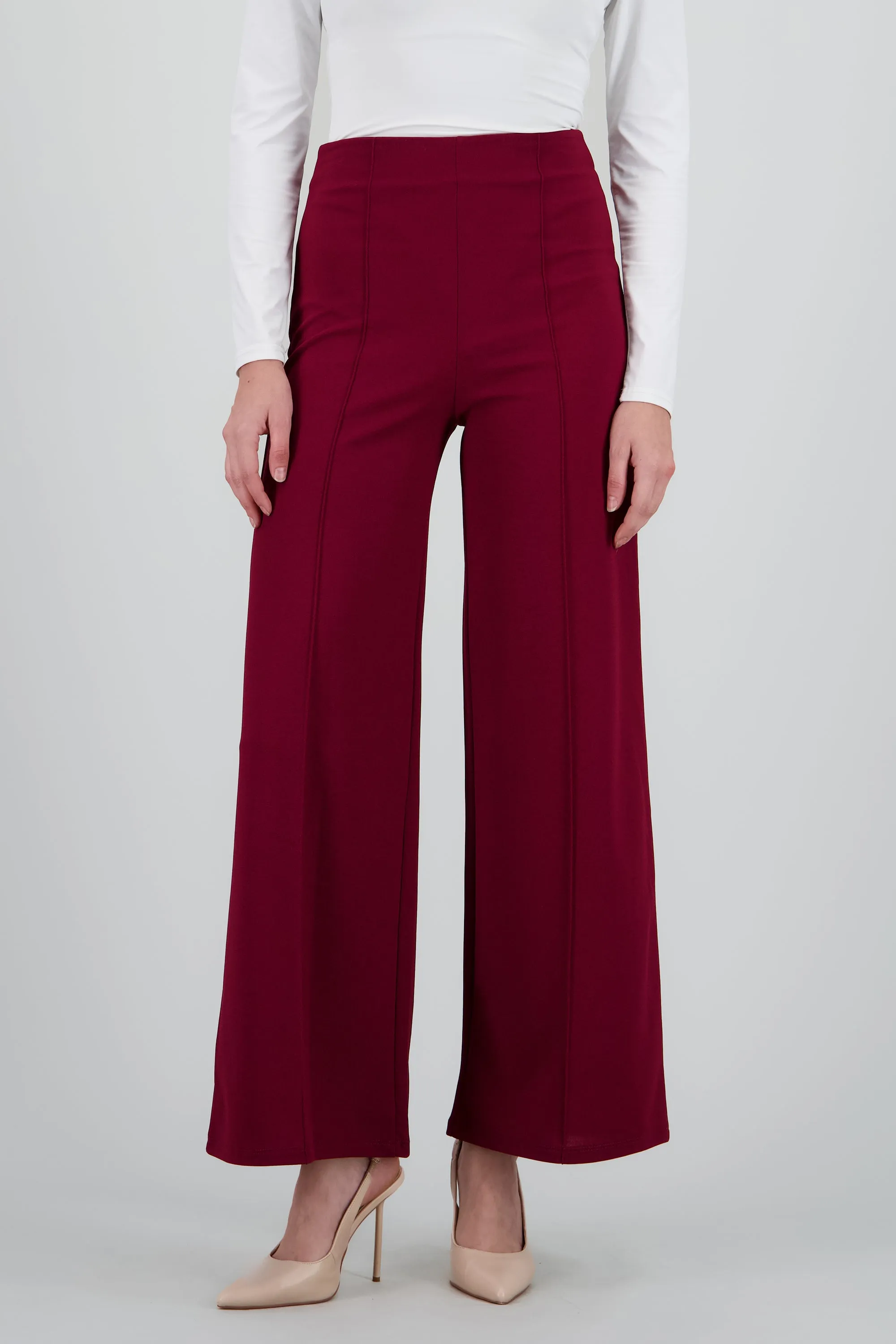 Pantalón Wide Leg Cintura Alta Costuras sold by Shasa product image thumbnail 2