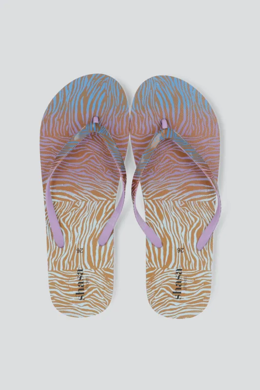 Flip flop cebra metalico sold by Shasa