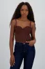 Corset varillas detalle plisado copas sold by Shasa