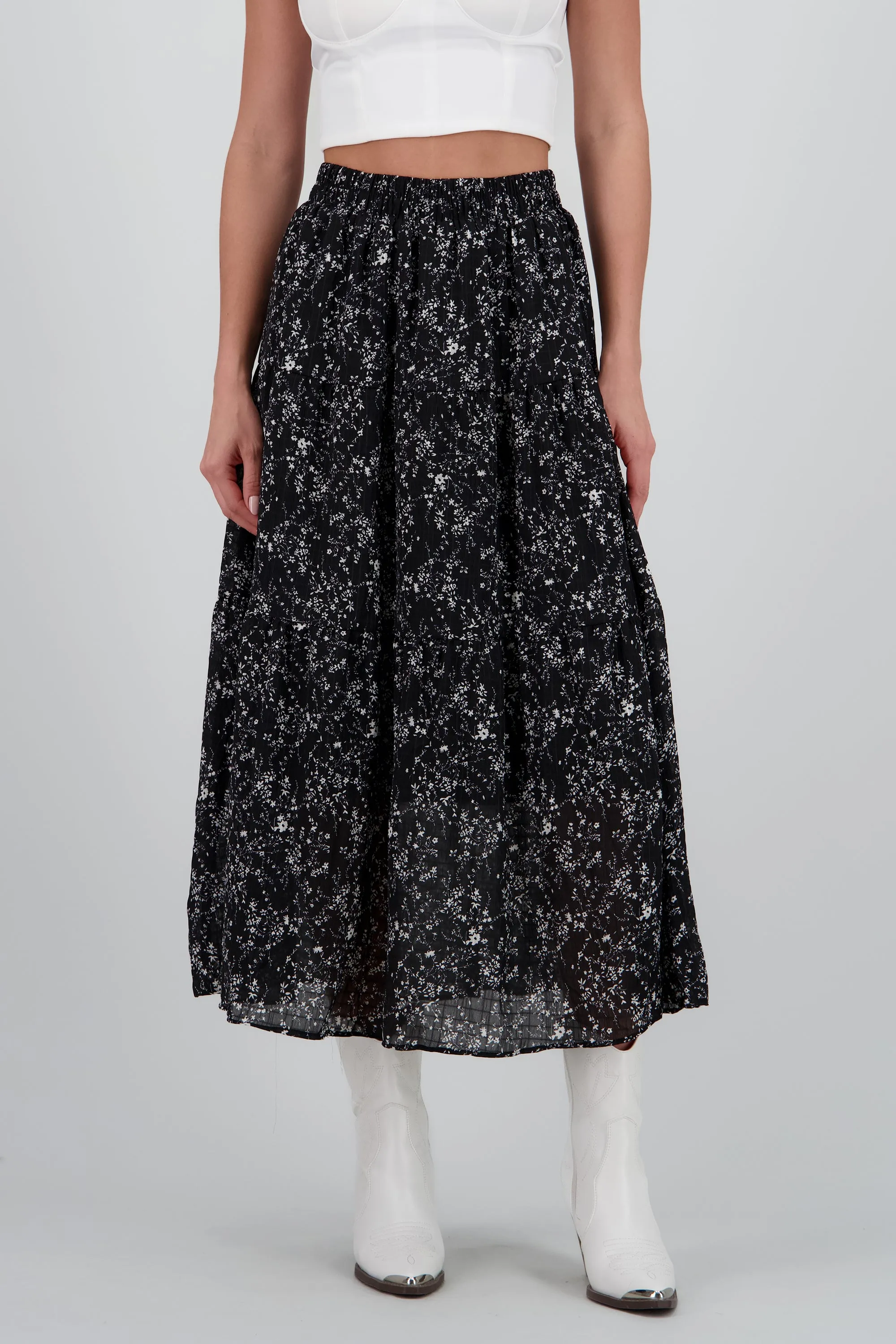 Falda midi flores sold by Shasa product image thumbnail 2