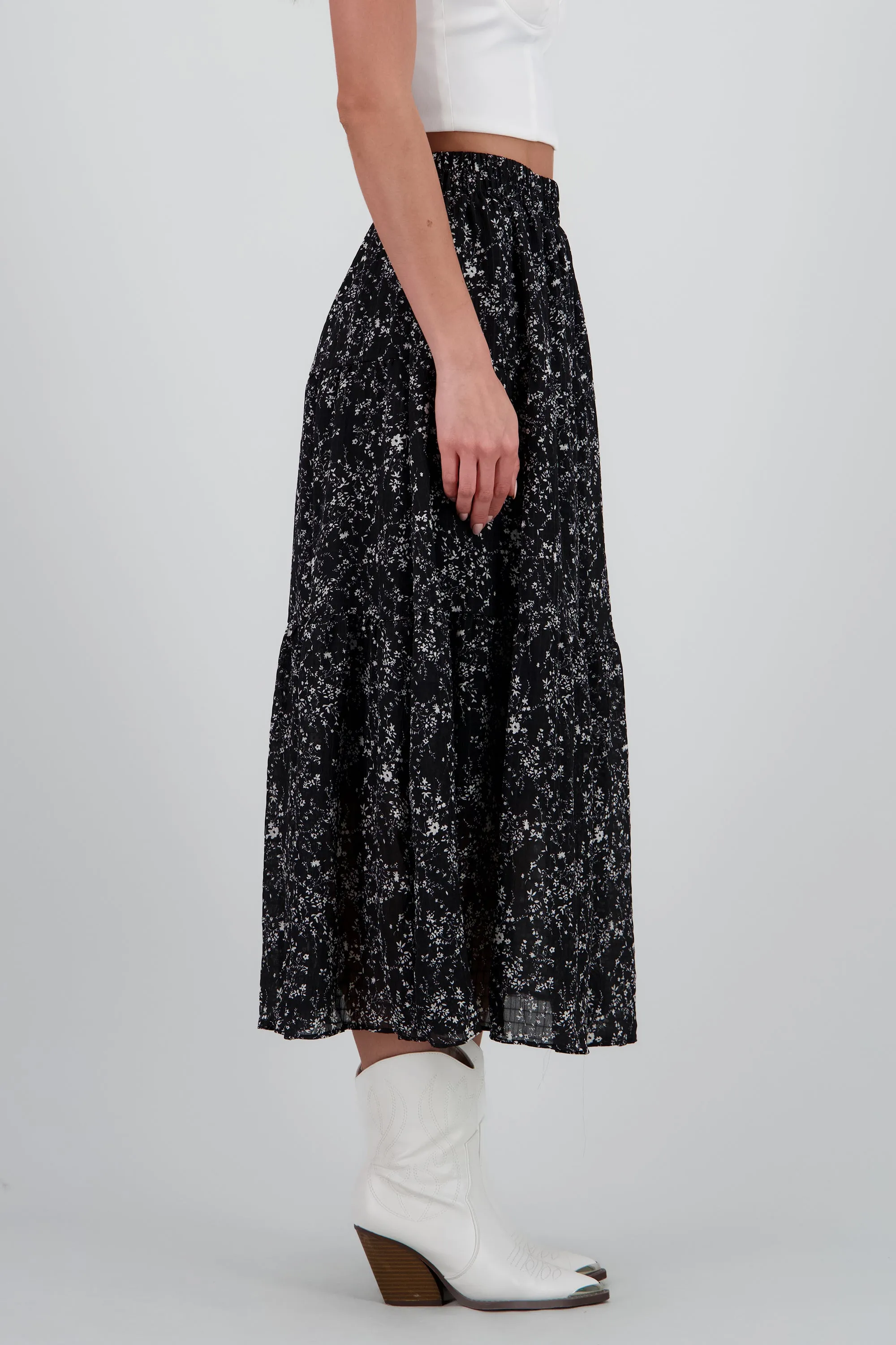 Falda midi flores sold by Shasa product image thumbnail 3