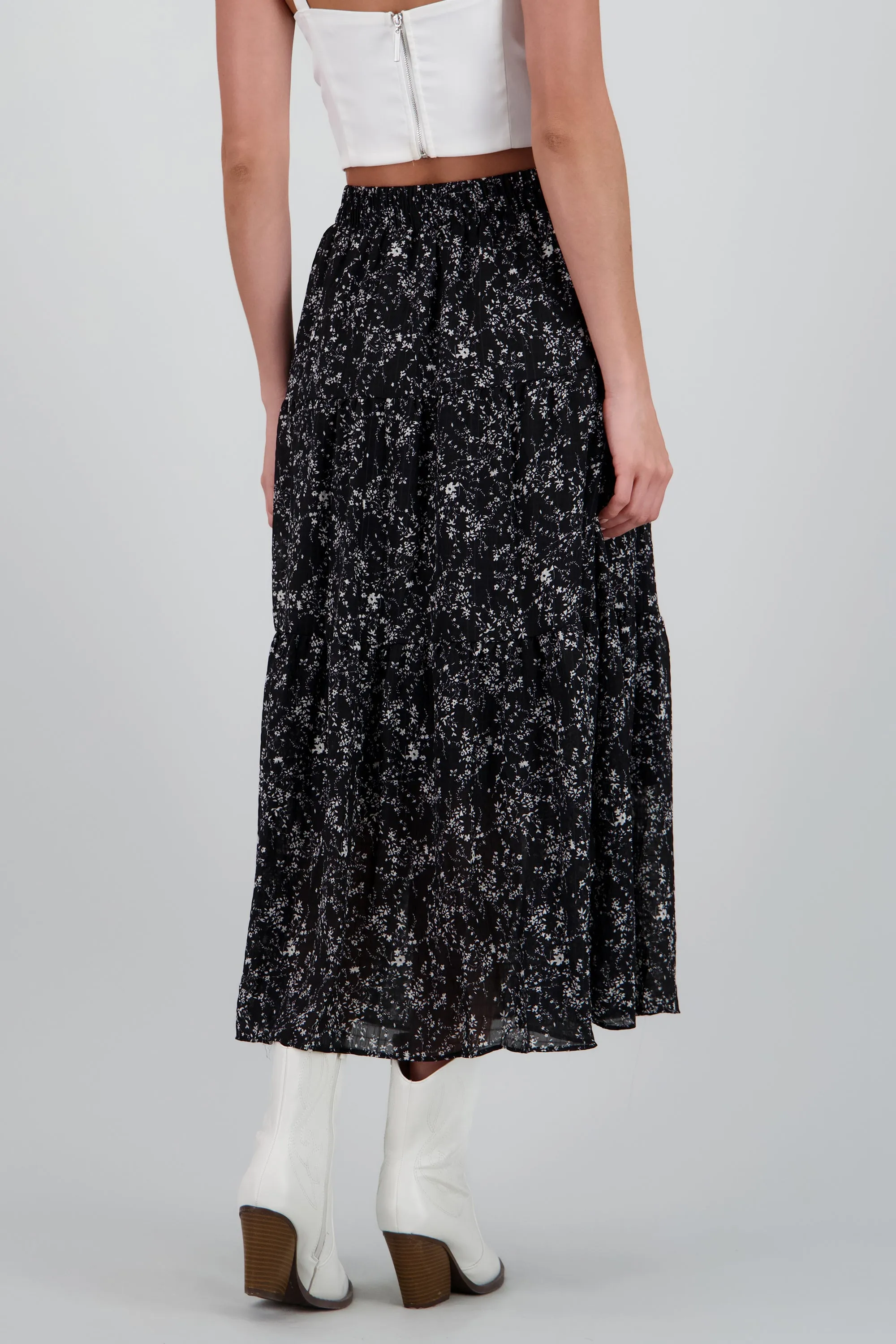 Falda midi flores sold by Shasa product image thumbnail 4