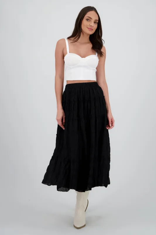 Falda midi capas sold by Shasa