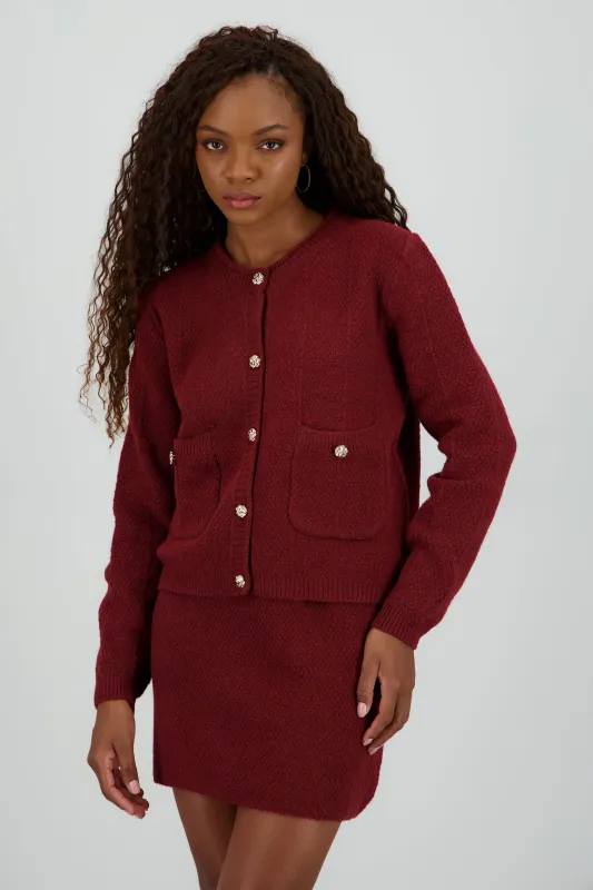 Cardigan bolsas detalle botones sold by Shasa