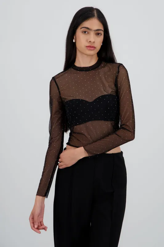 Top brillos transparente sold by Shasa