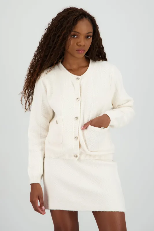 Cardigan bolsas detalle botones sold by Shasa